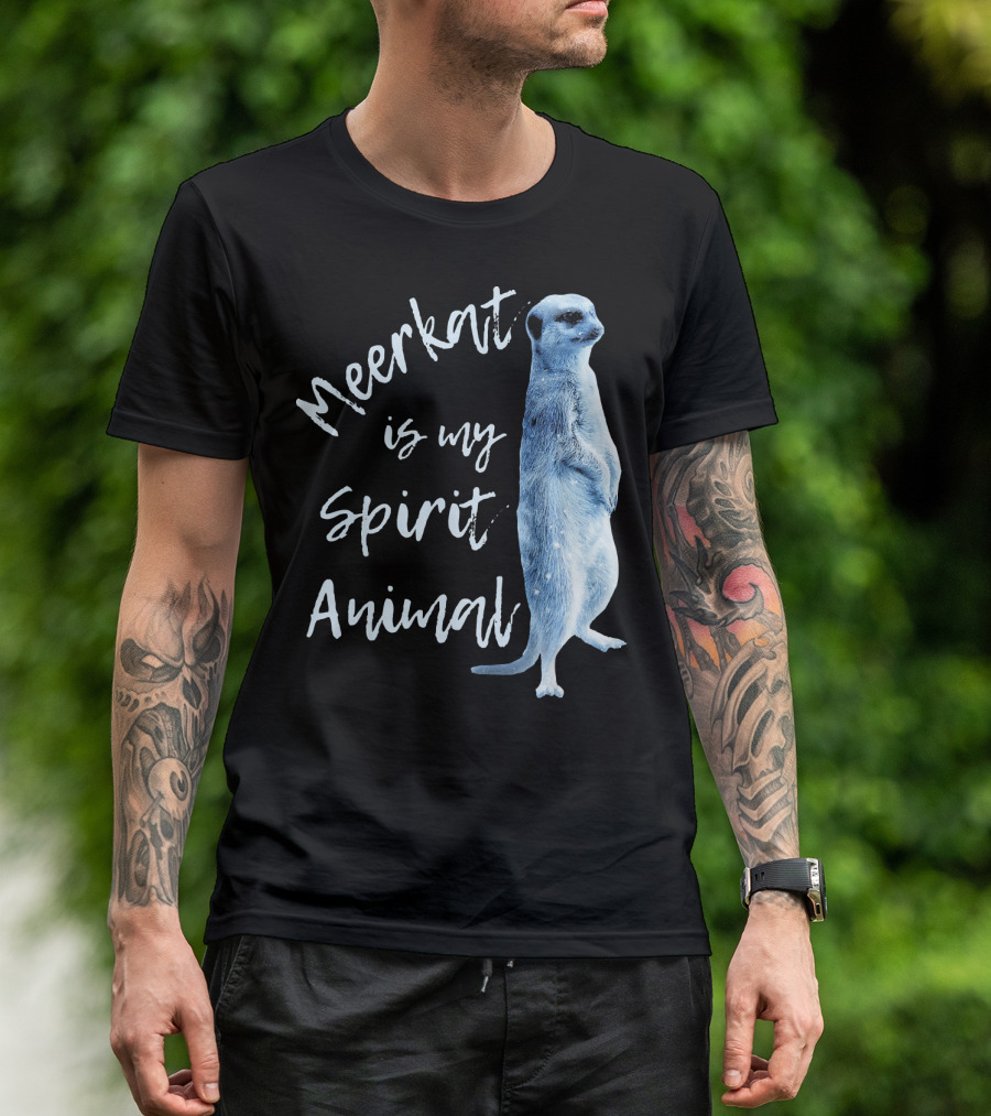 Meerkat Is My Spirit Animal Kids Funny Meerkat T-Shirt