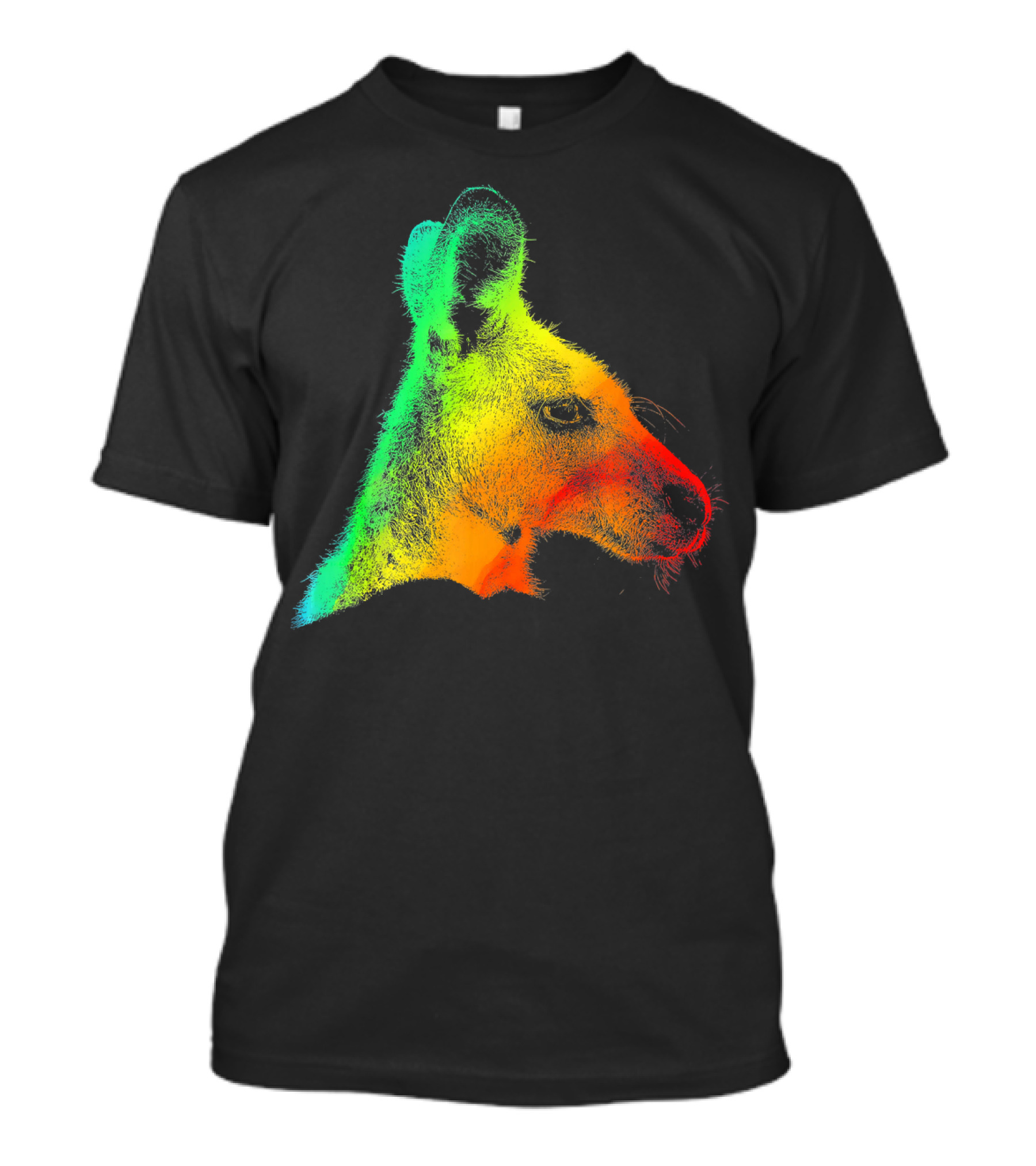 KANGAROO Vibrant Multicolor Spectrum T-Shirt