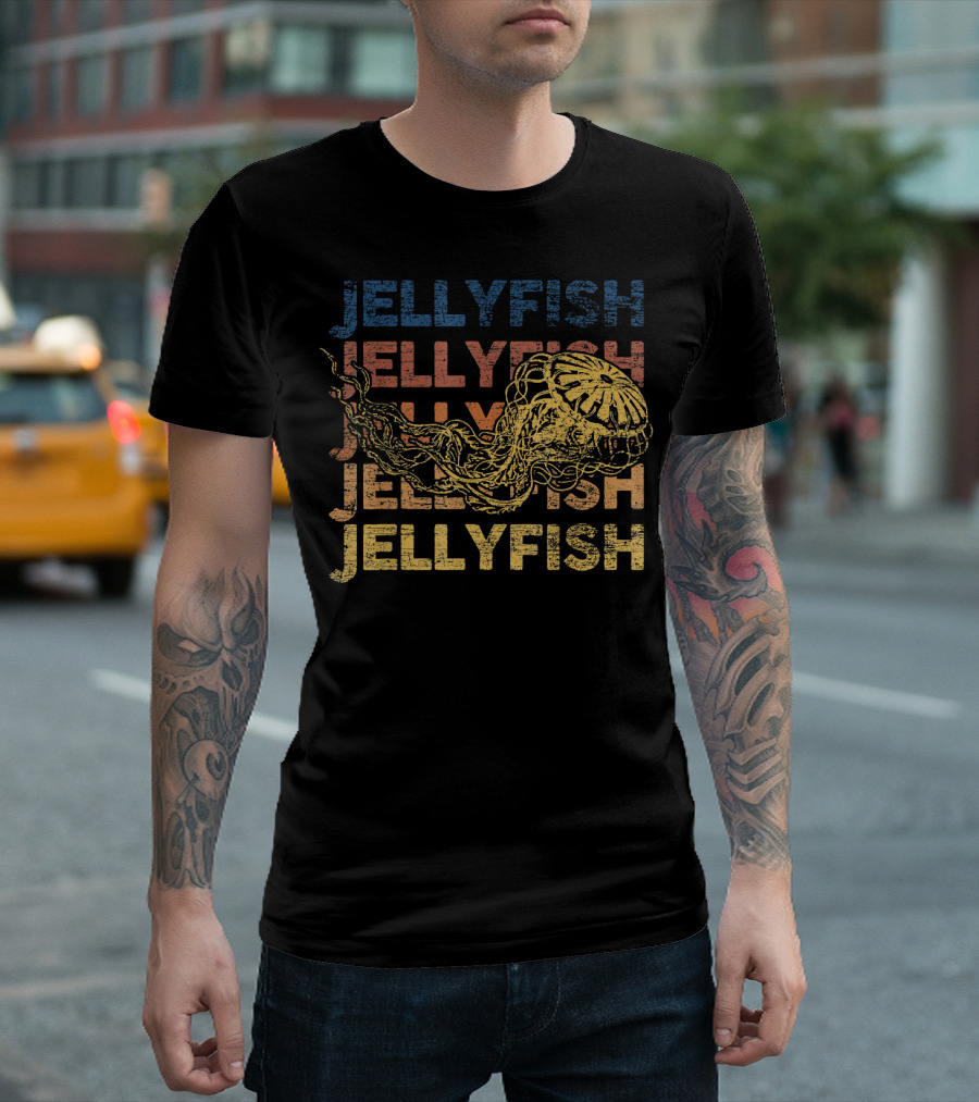 Jellyfish Vintage Jellyfish Lover T-Shirt