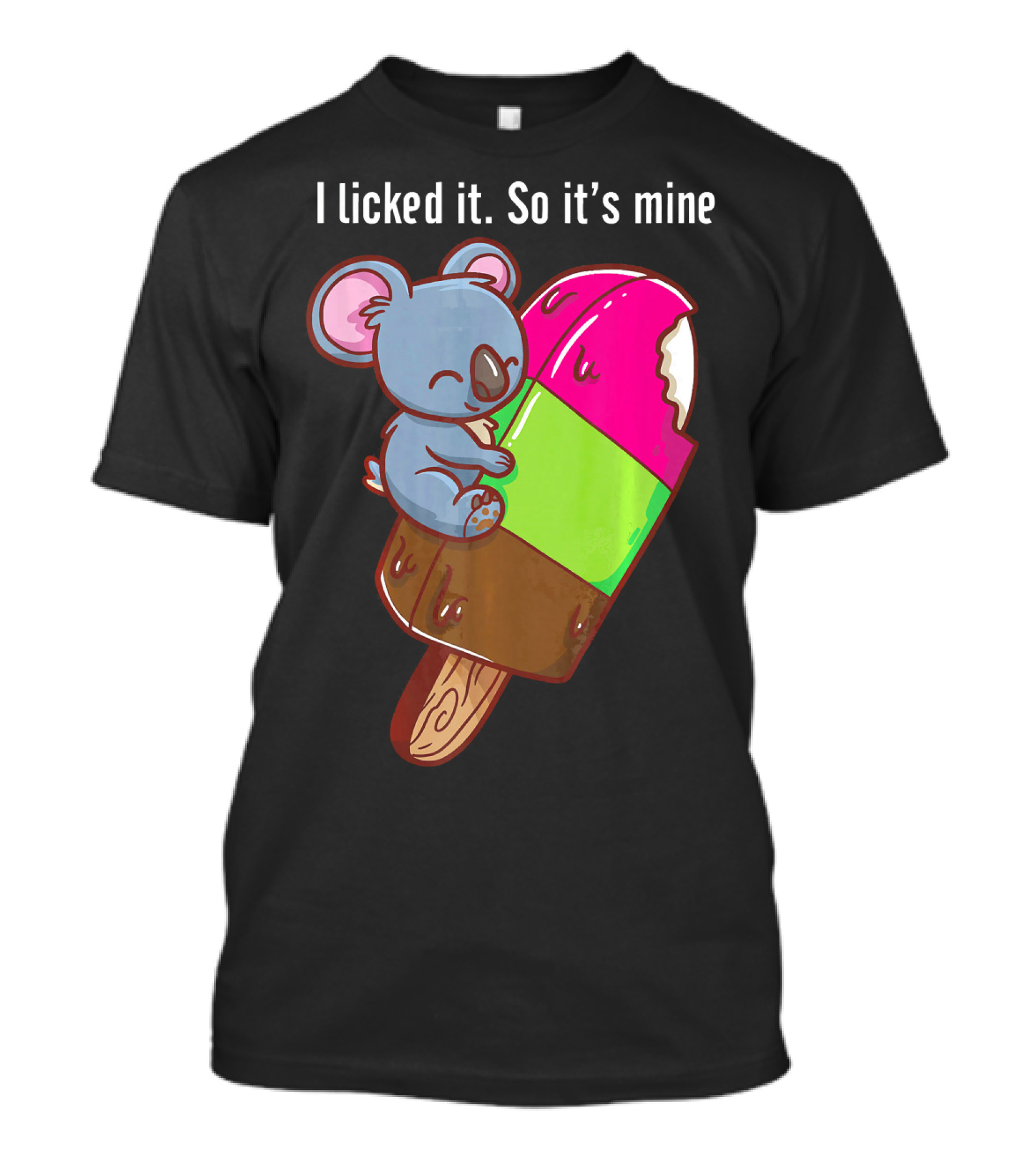 Licked It Koala Bear Ice Cream Love T-Shirt