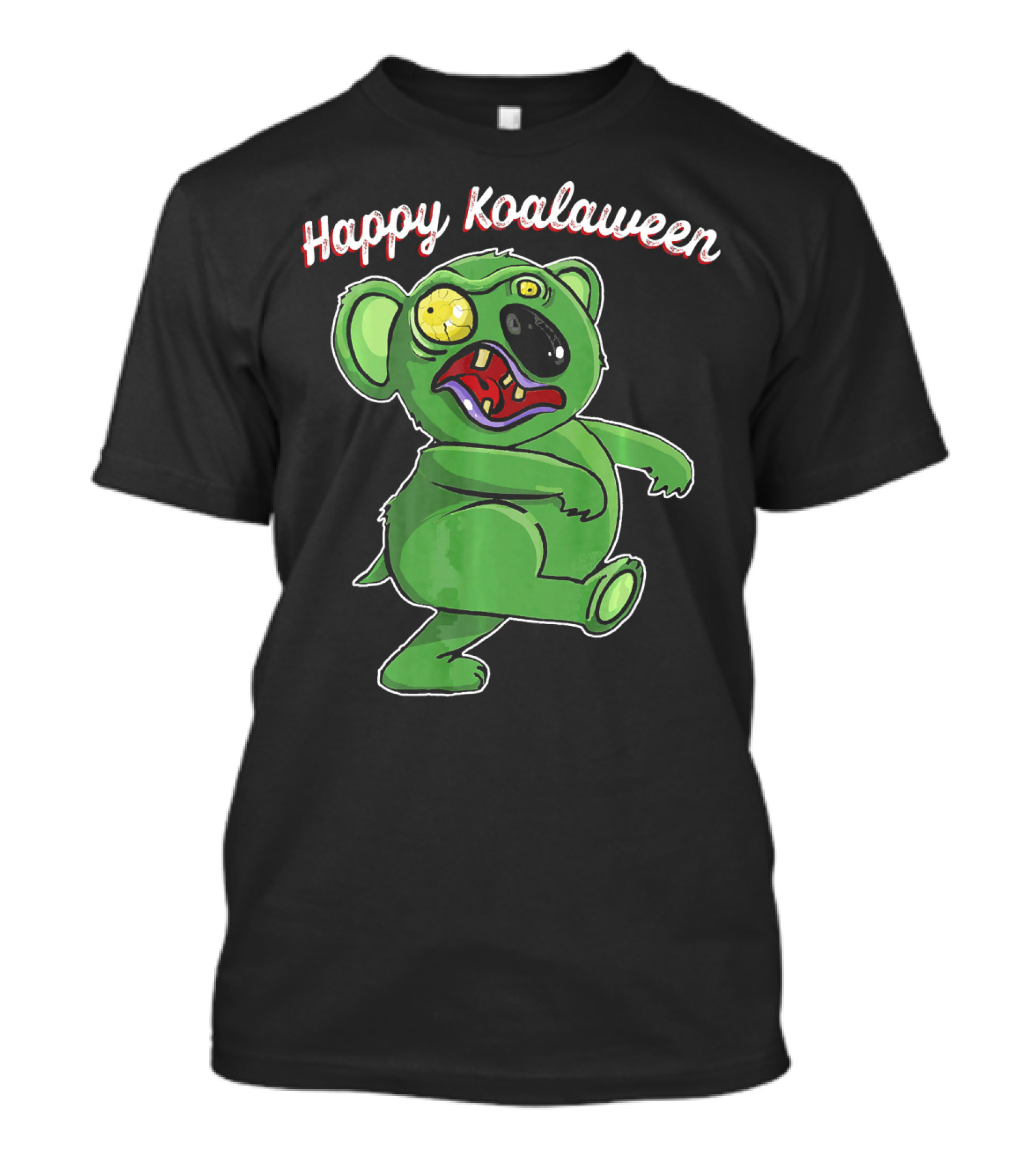 Happy Koalaween Zombie Koala Pun Halloween T-Shirt