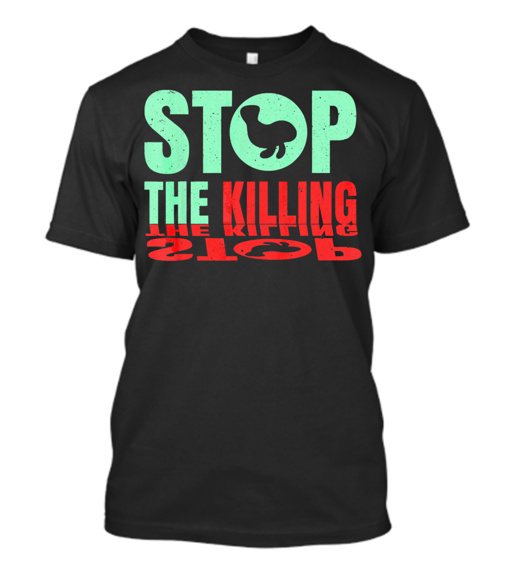 Stop The Killing Manatee Motiv T-Shirt