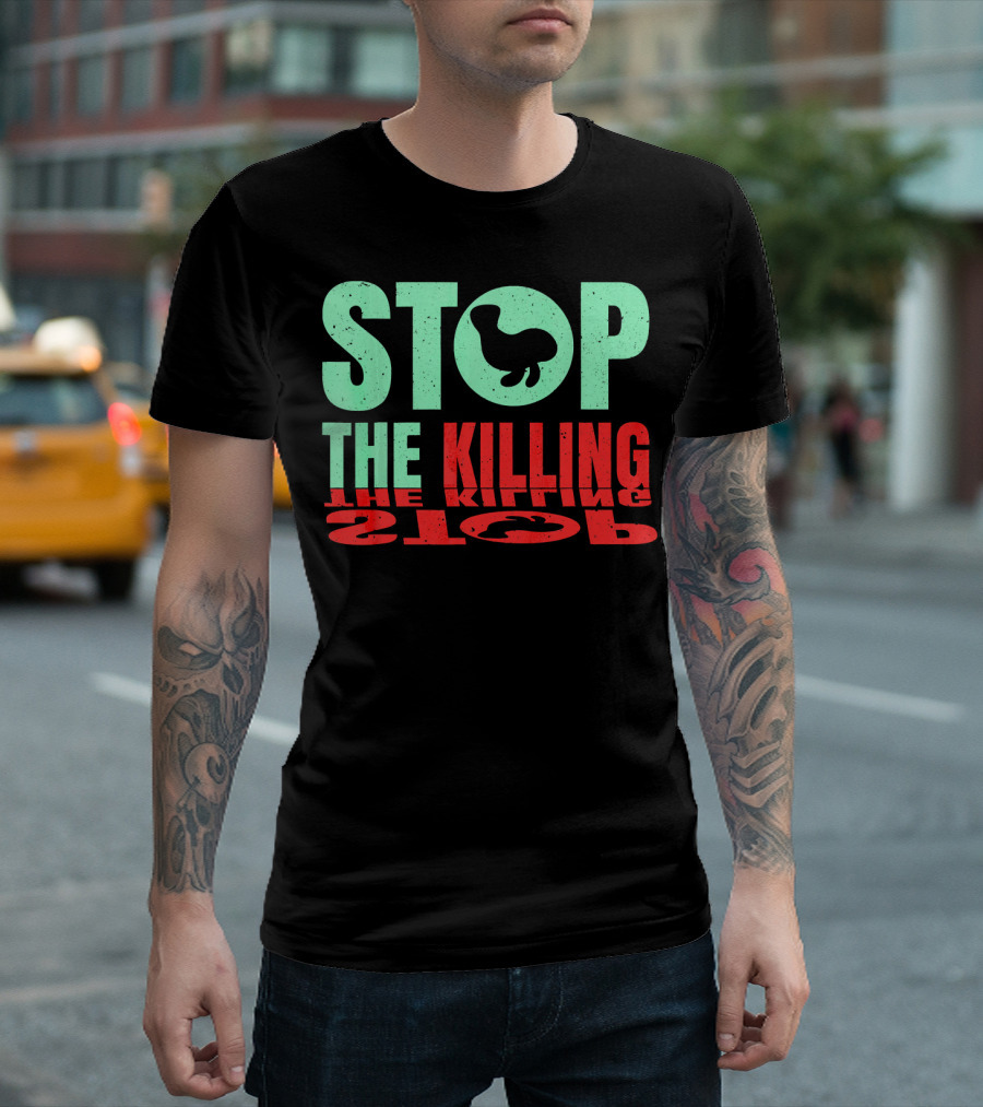 Stop The Killing Manatee Motiv T-Shirt