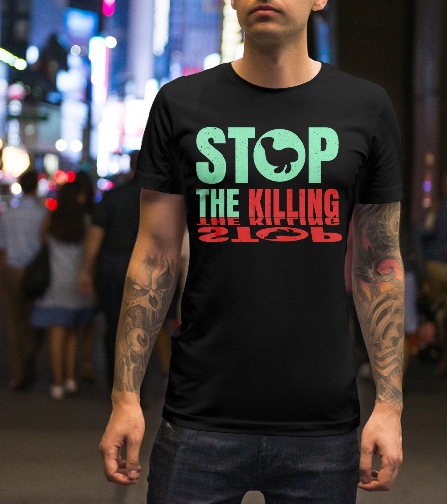 Stop The Killing Manatee Motiv T-Shirt
