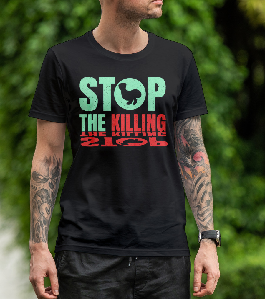 Stop The Killing Manatee Motiv T-Shirt