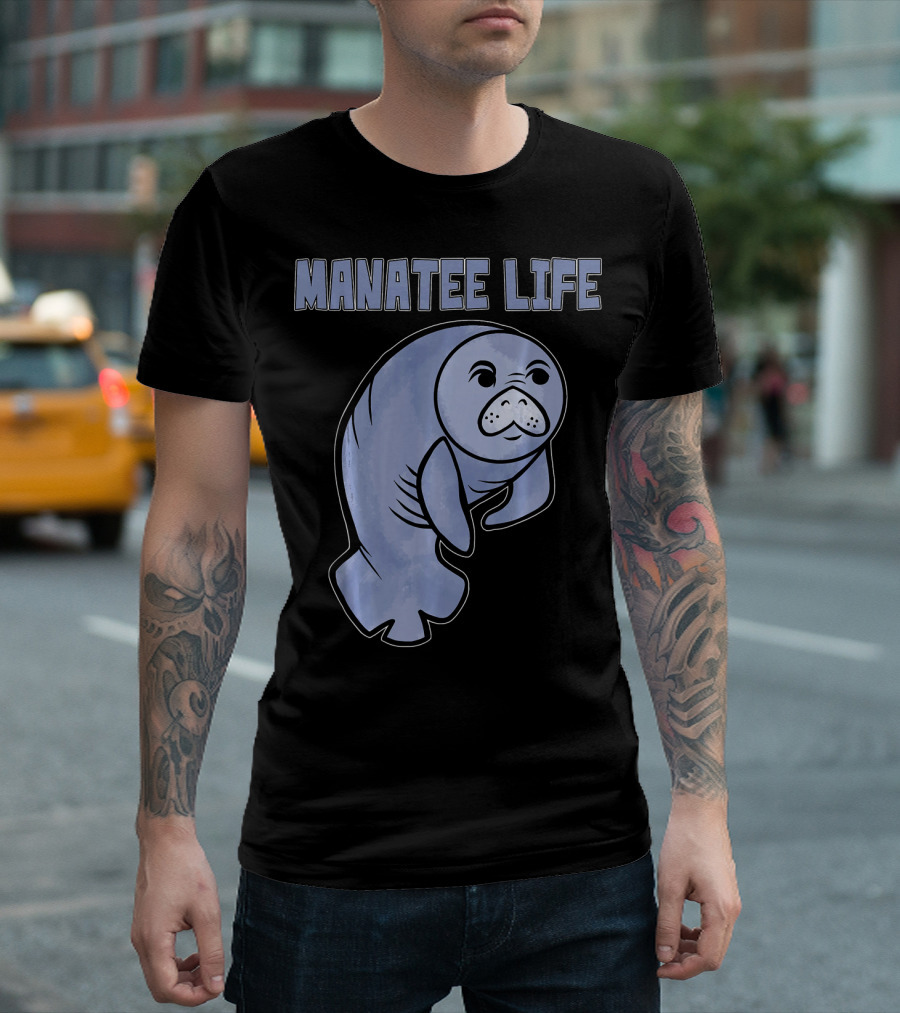Manatee Life Cute Wild Manatee T-Shirt