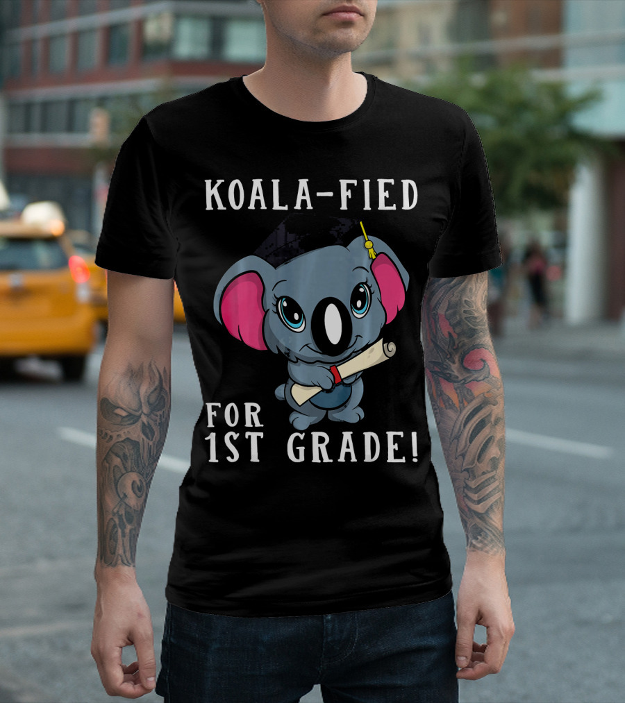 Koala-Fied Graduation Koala for 1st Grade T-Shirt