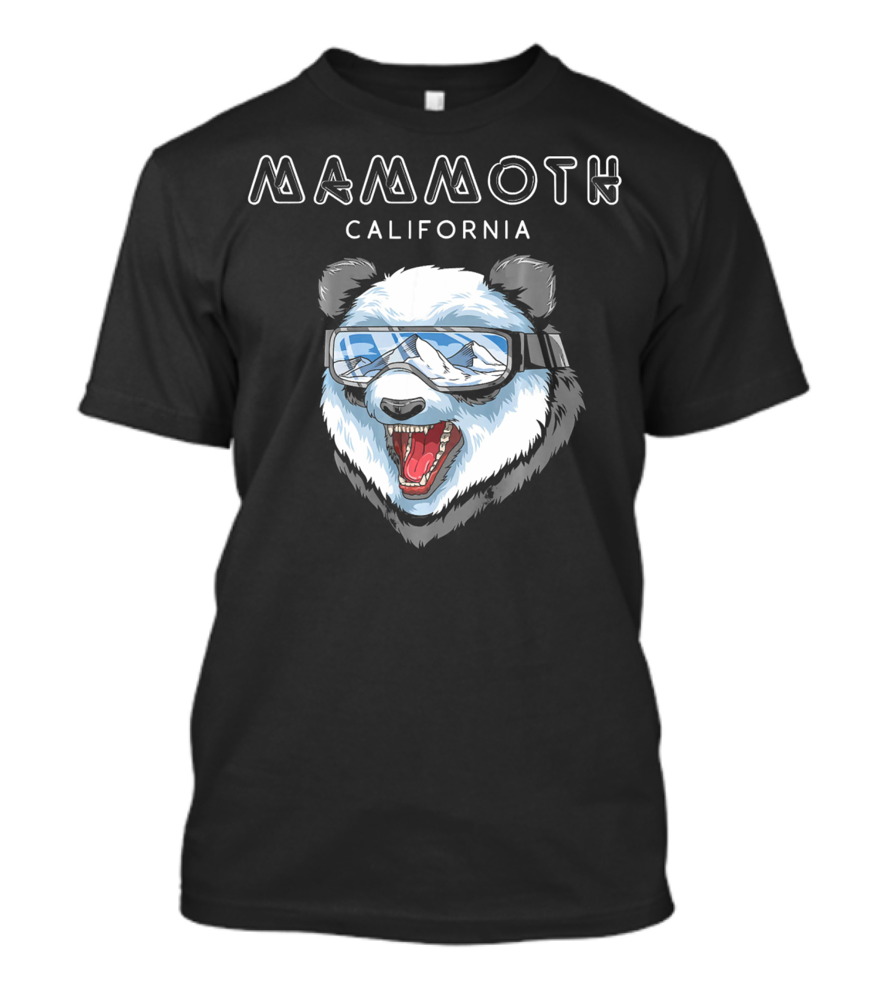 Mammoth California USA Panda Ski Resort Iconic T-Shirt