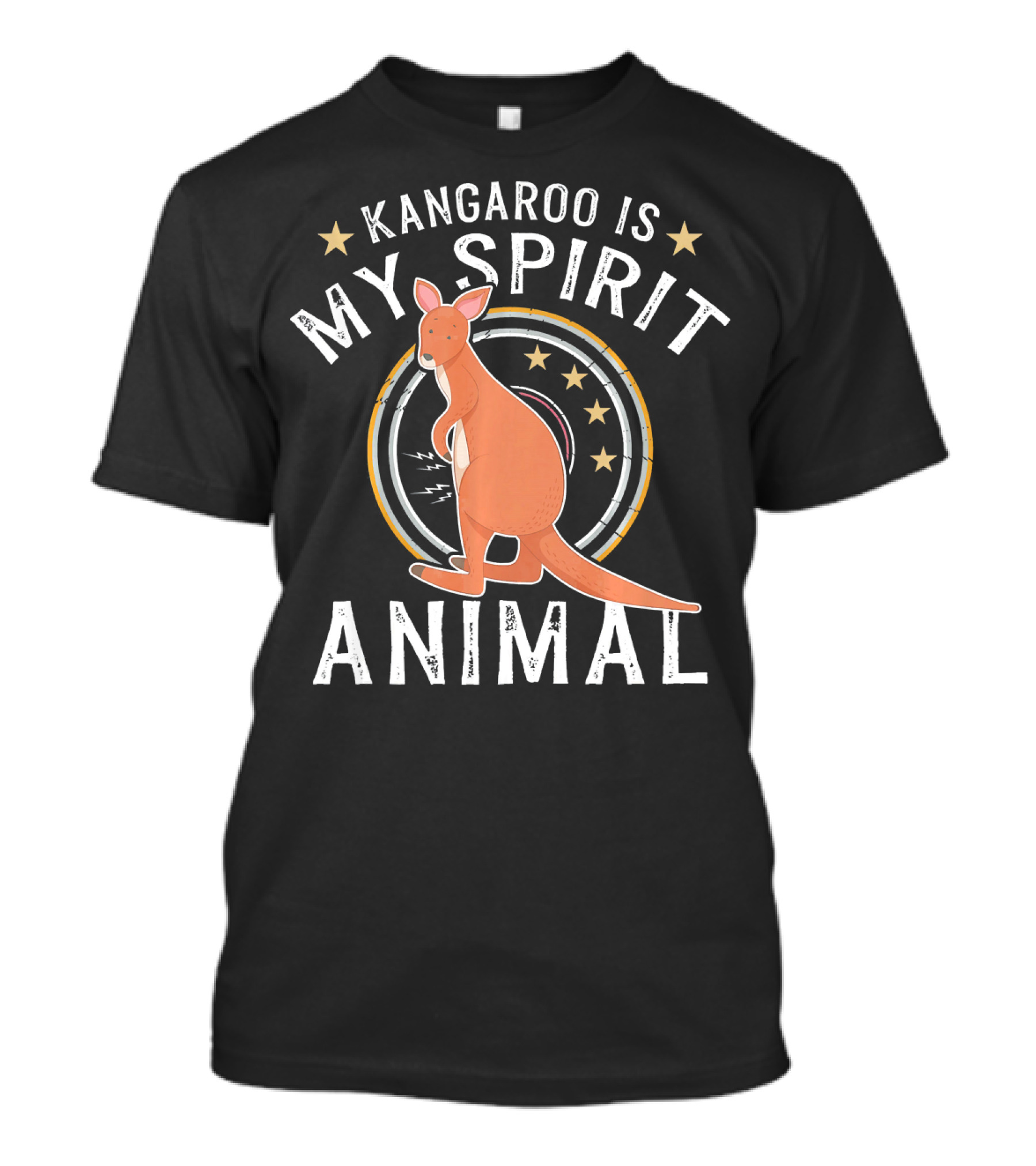 Kangaroo Is My Spirit Animal Wildlife Adventure T-Shirt