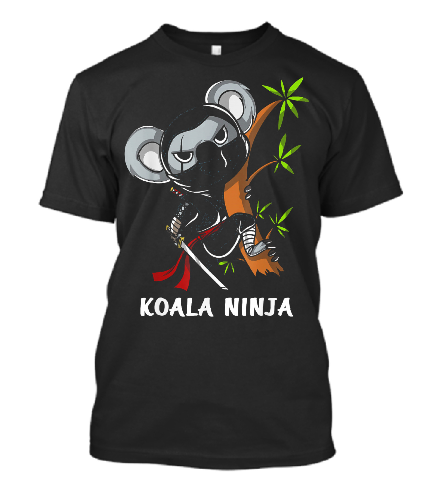Koala Ninja Samurai Funny Martial Arts Warrior T-Shirt