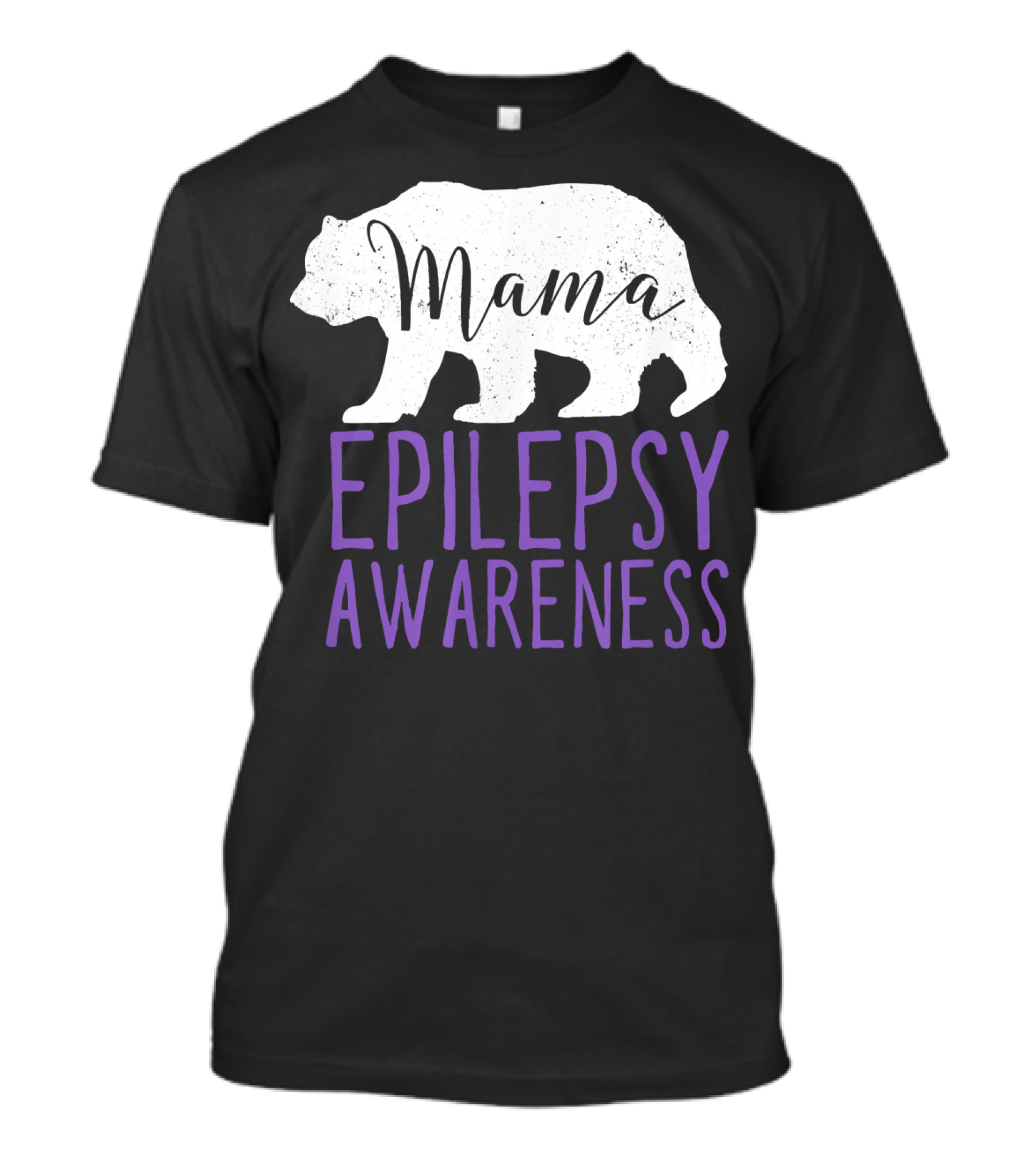 Mama Bear Epilepsy Awareness T-Shirt