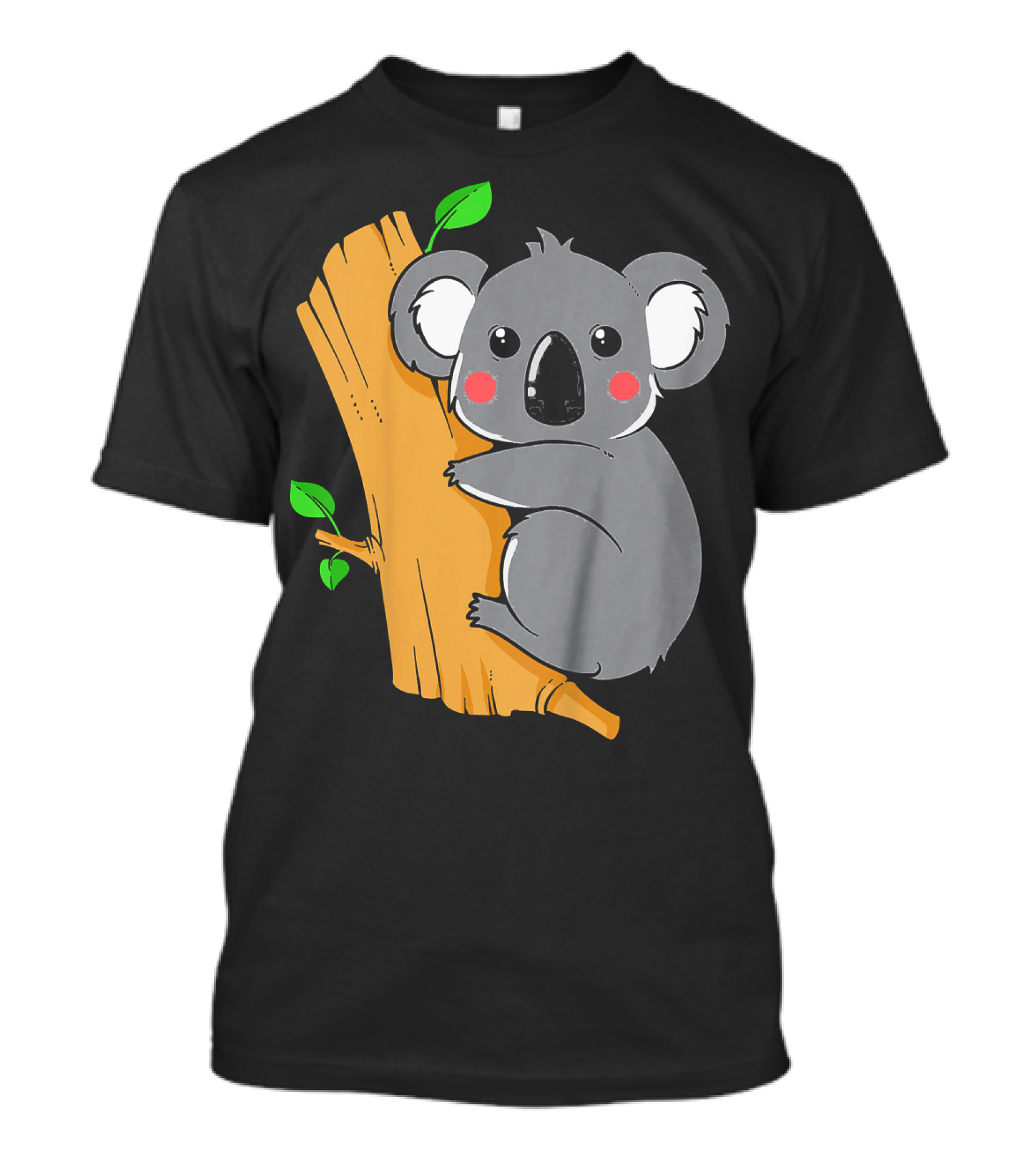 Kids Cute Koala Bear Climbing Tree For Children T-Shirt