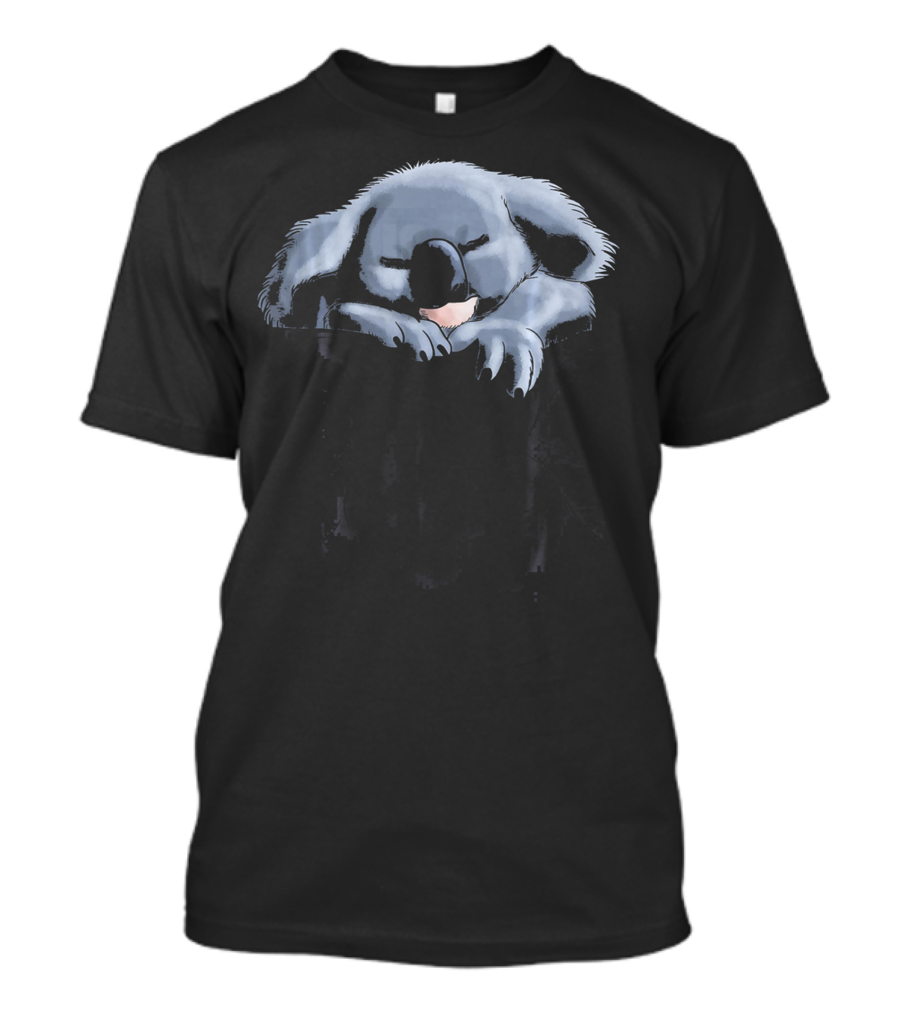 Koala Sleeping In Bed Sloth Kawa Peaceful Nighttime Rest T-Shirt