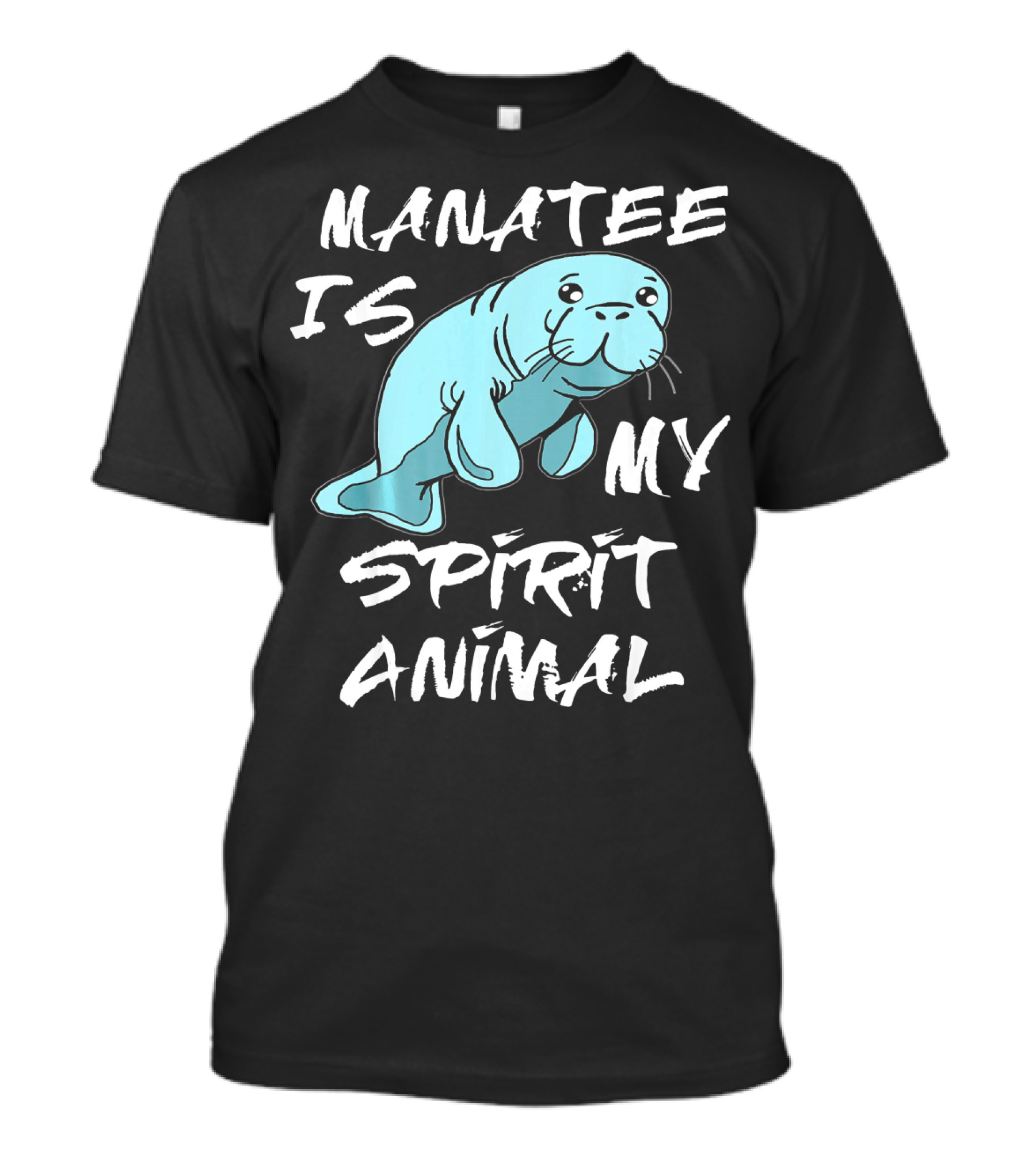 Manatee Is My Spirit Animal Sea Cow T-Shirt