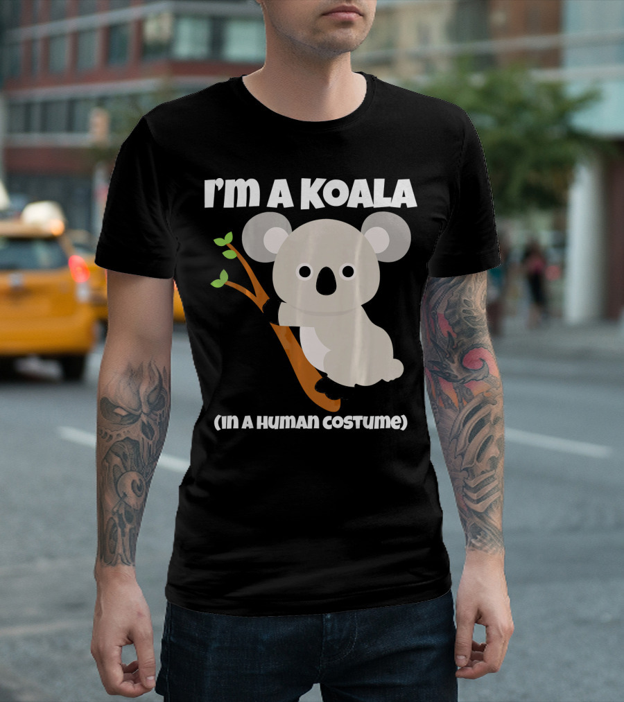 I'm a Koala in a Human Costume Koala Costume T-Shirt