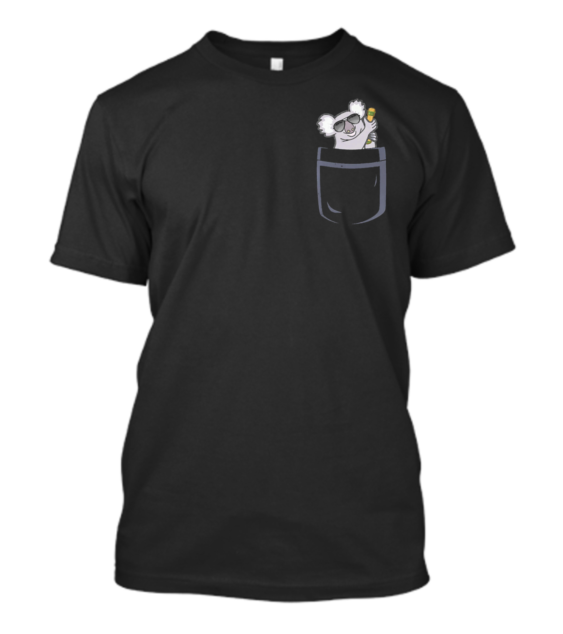 Koala In Pocket Cute Sunglasses Marsu T-Shirt
