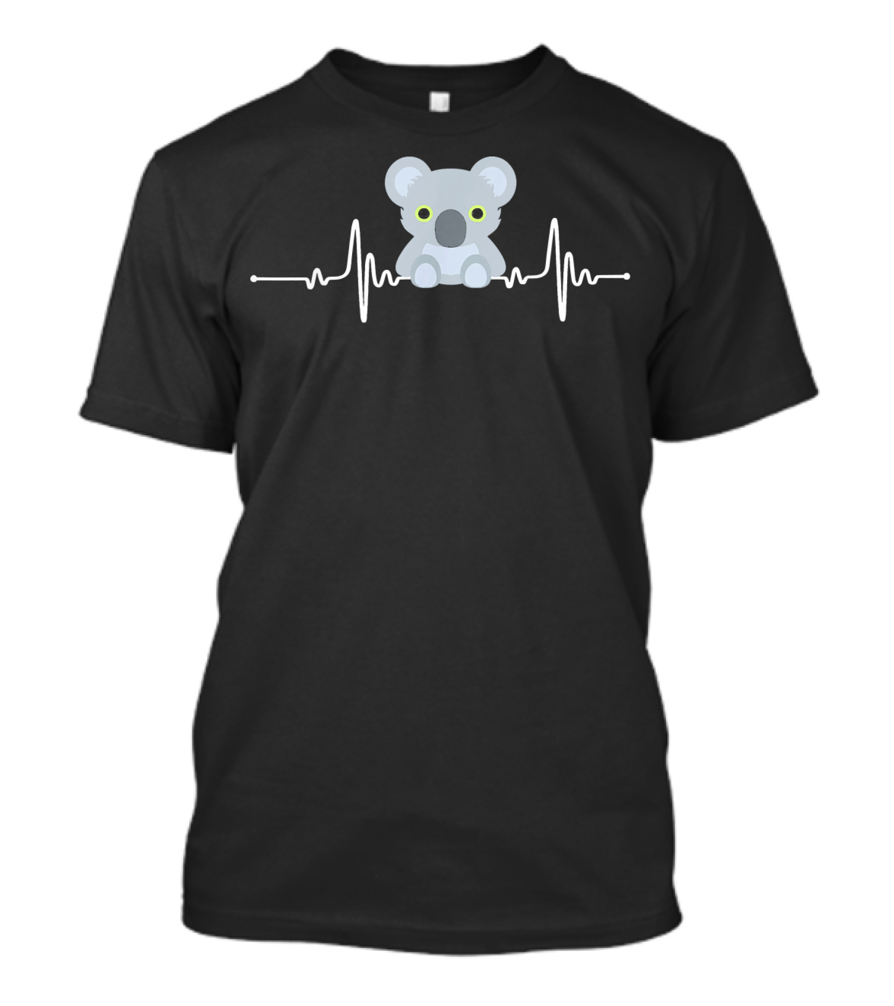 Heartbeat Love Koalas Iconic Symbol I Love Koalas T-Shirt