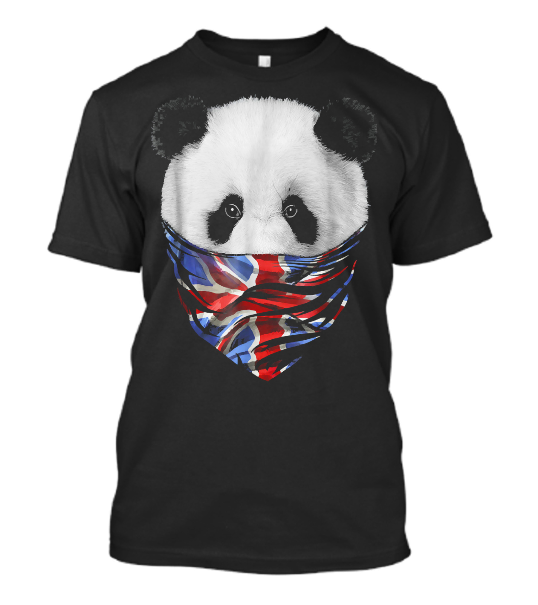 Patriot Giant Panda Union Jack Bandana T-Shirt