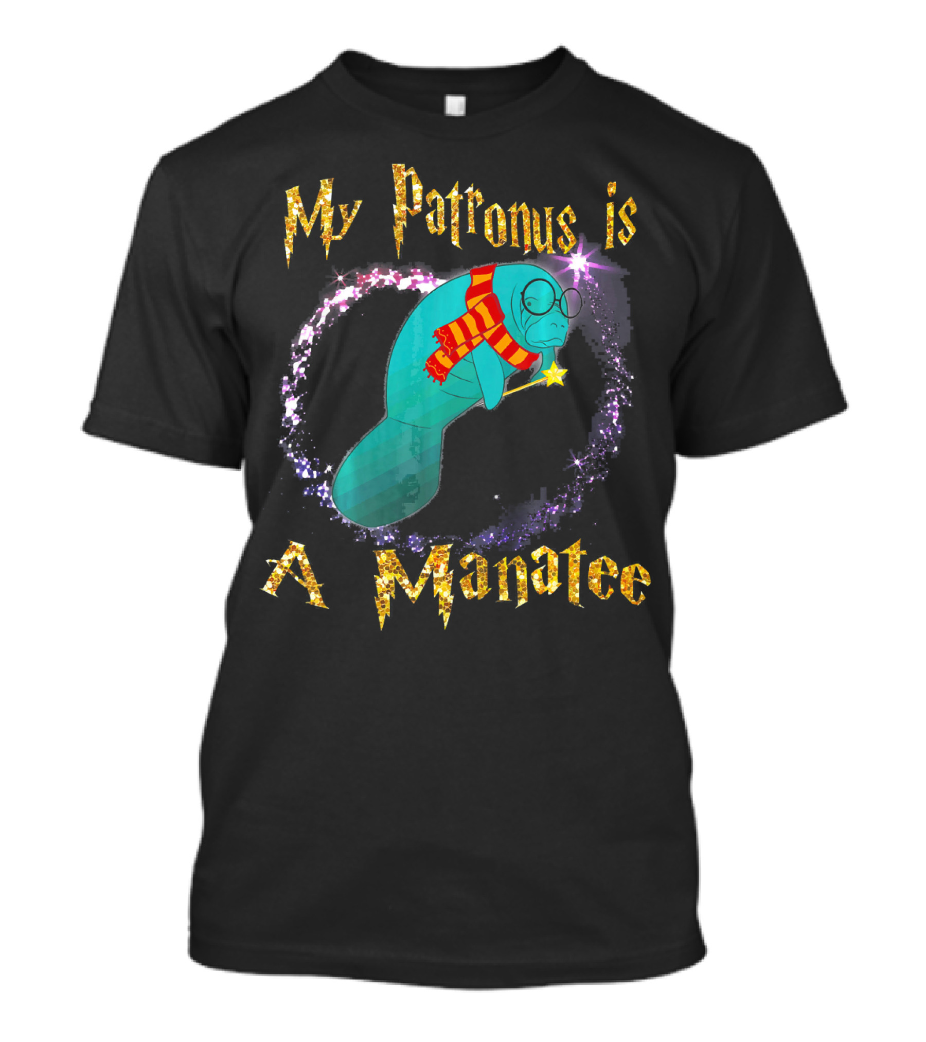 My Patronus Is A Manatee Magic Wizarding Humor T-Shirt
