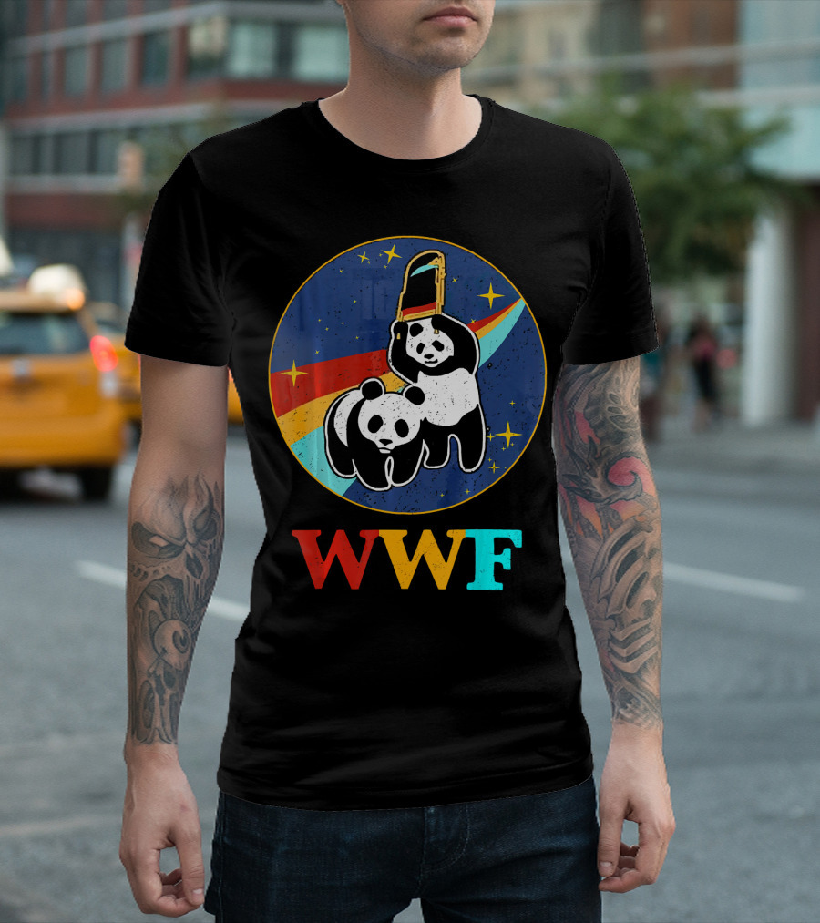 WWF Panda Bears Spacebelt T-Shirt