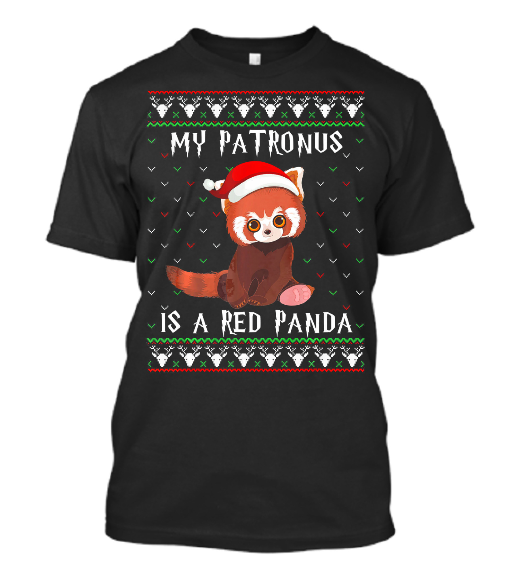My Patronus Is A Red Panda Christmas T-Shirt