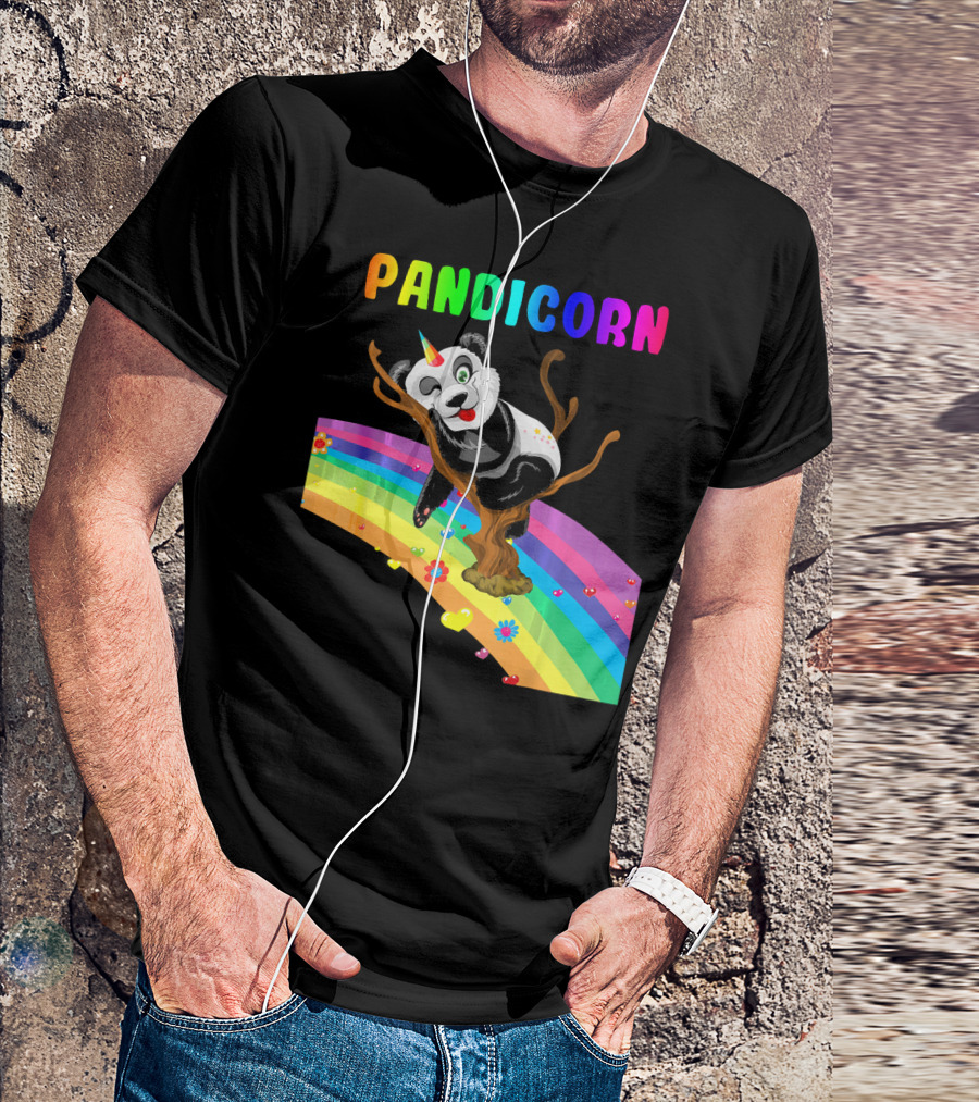 Pandicorn Magical Rainbow Unico Adventure T-Shirt