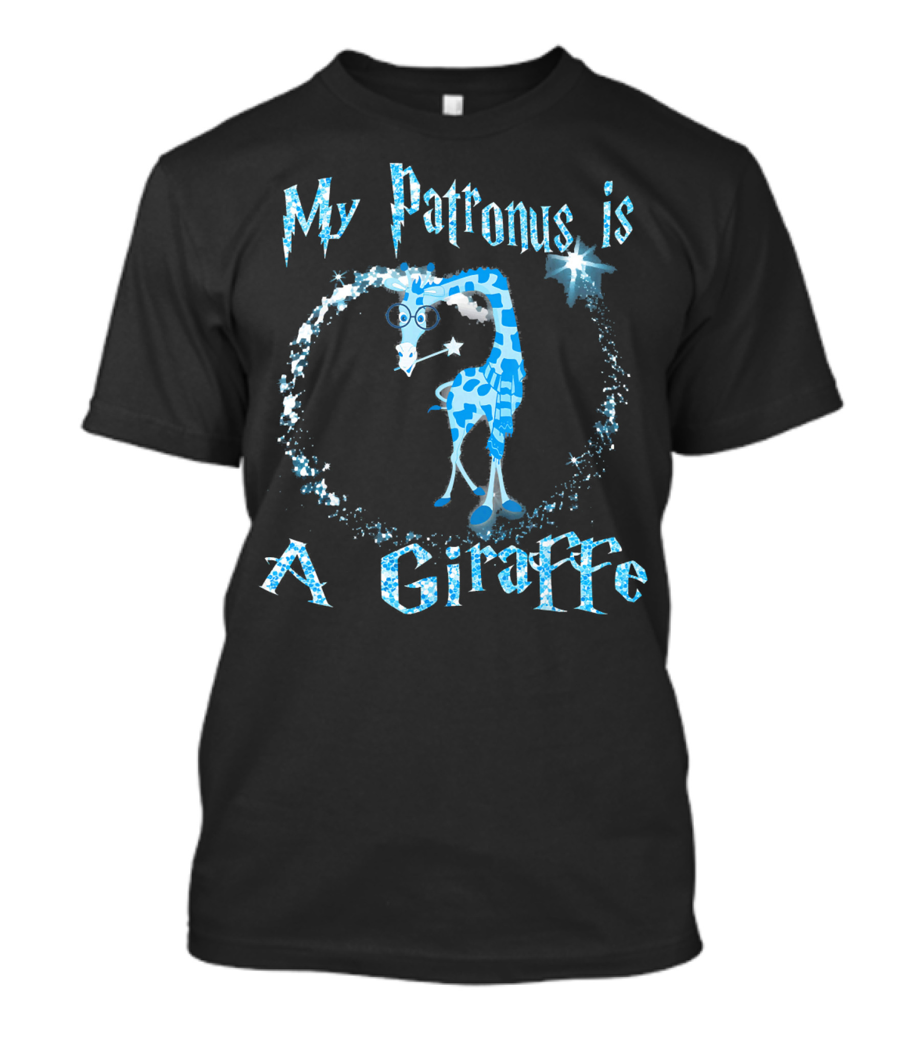 My Patronus Is A Giraffe Magic Wizardry Fun T-Shirt