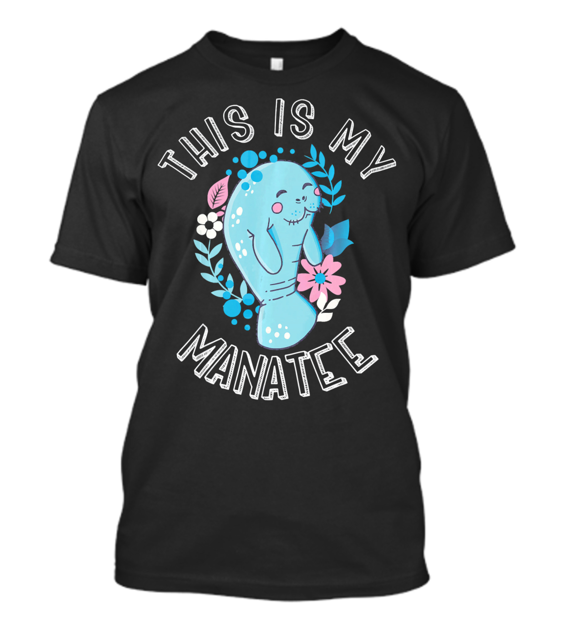 This Is My Manatee Vintage Cartoon Sea Cow T-Shirt
