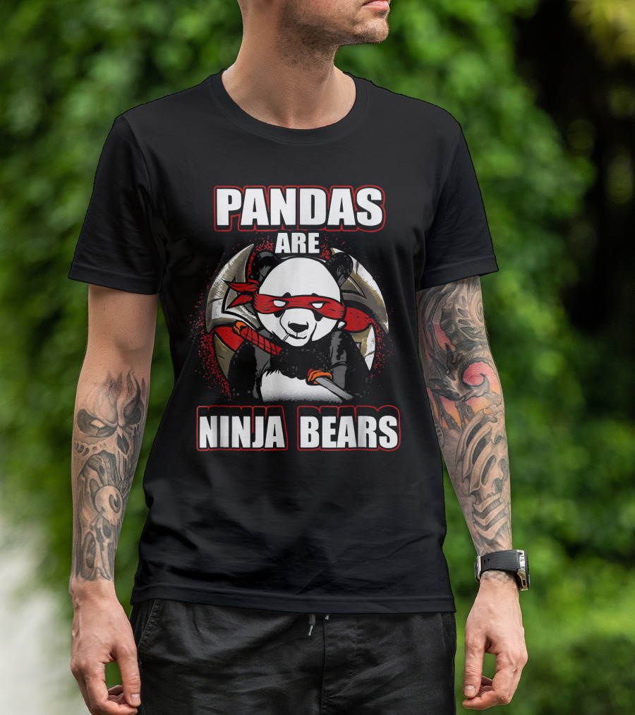 Pandas Are Ninja Bears T-Shirt