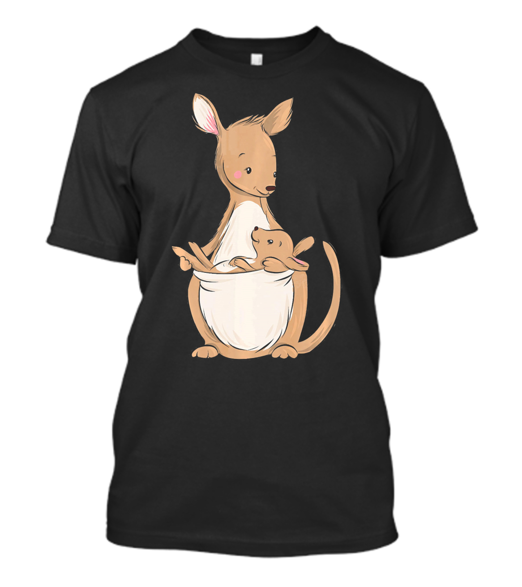 Mother Kangaroo With Cute Joey In Australia T-Shirt