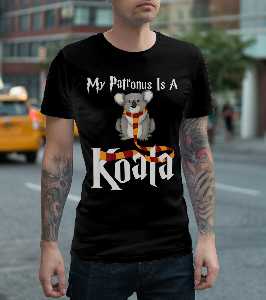 My Patronus Is A Koala Wizardry-Inspired Cute And Magical T-Shirt