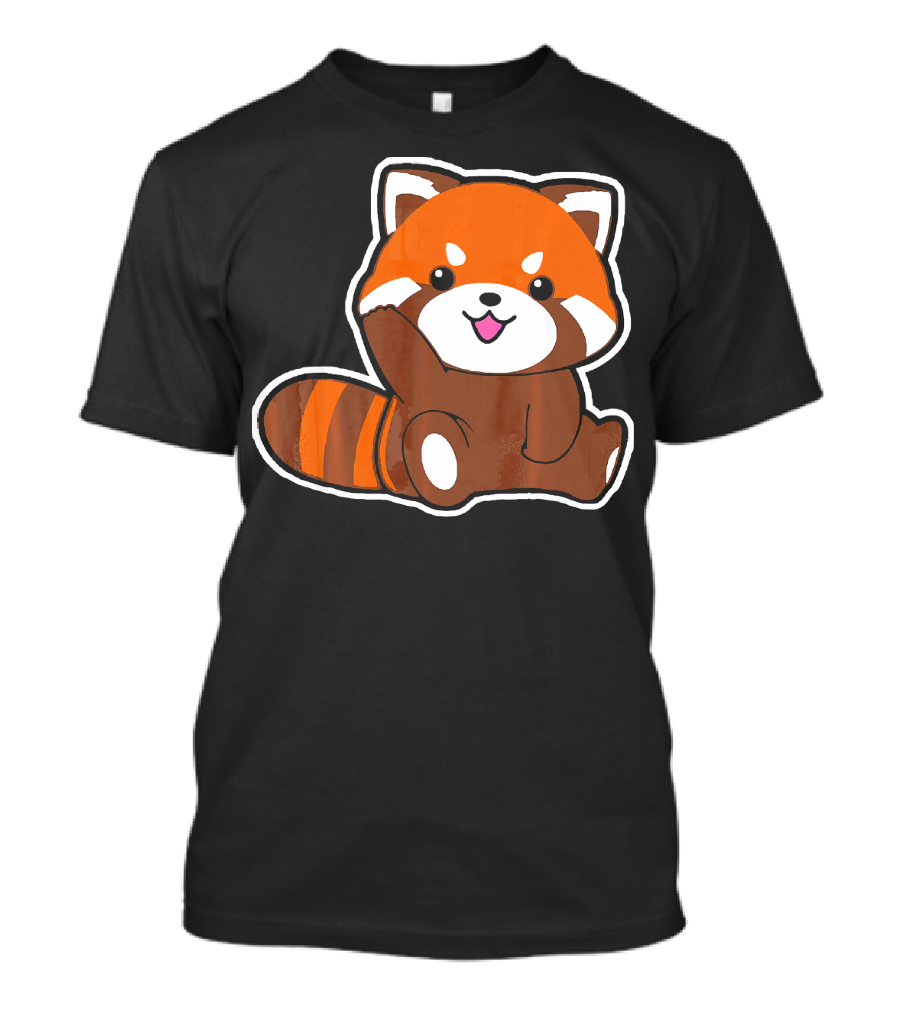 Red Panda Cute Red Panda Sitting Playfully T-Shirt