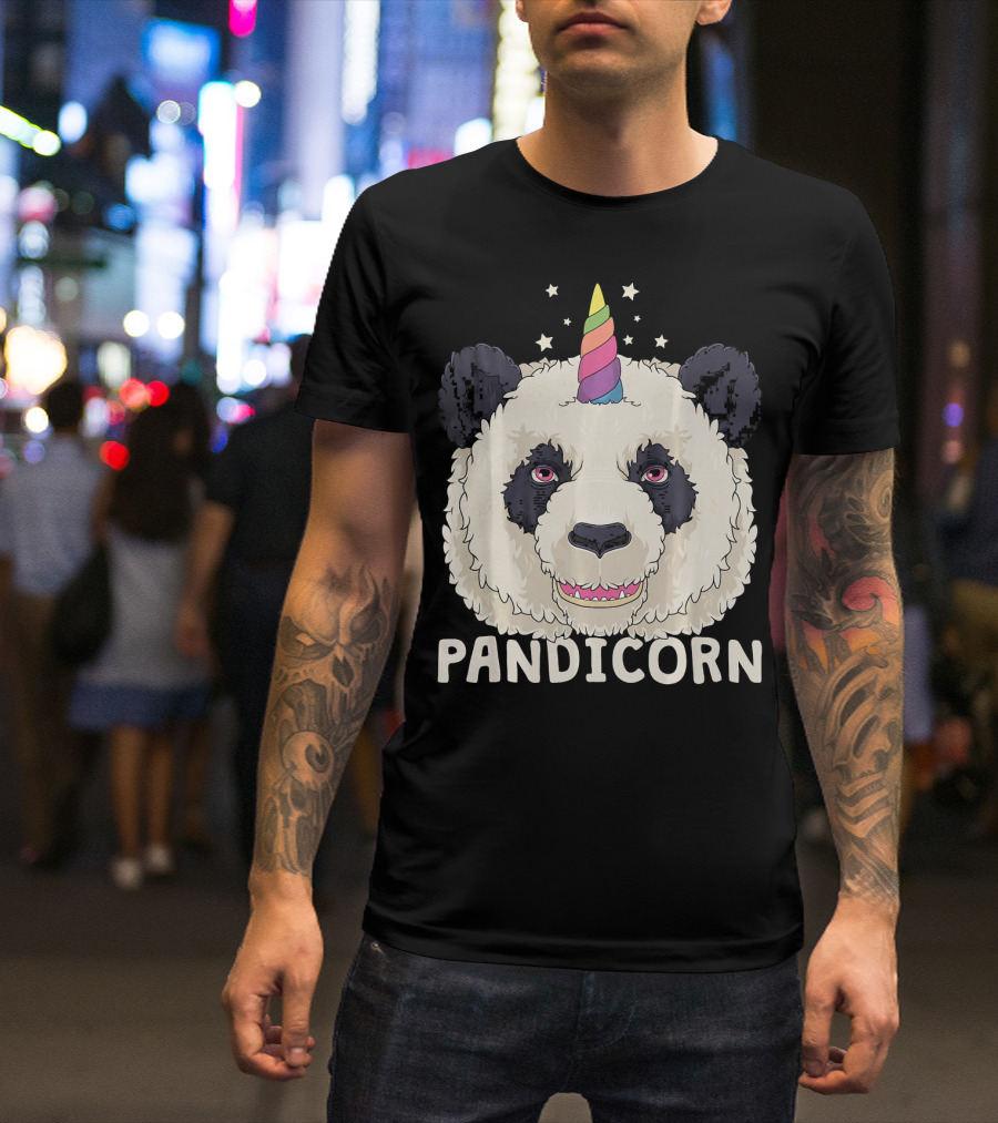 Pandicorn Unicorn Panda Bear Cute Zookee T-Shirt