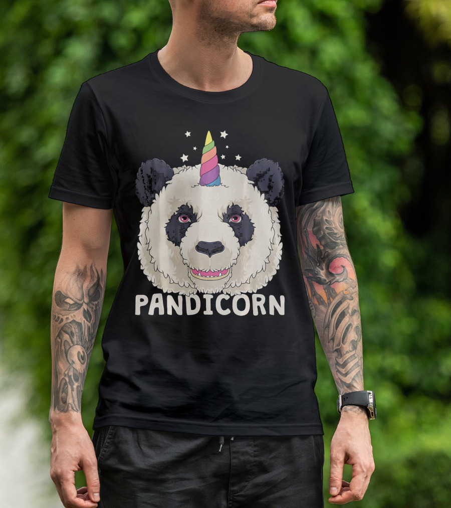 Pandicorn Unicorn Panda Bear Cute Zookee T-Shirt