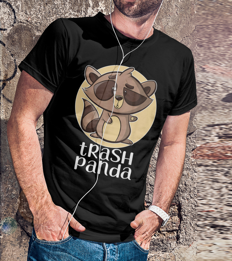 Trash Panda Cartoon Raccoon Love T-Shirt