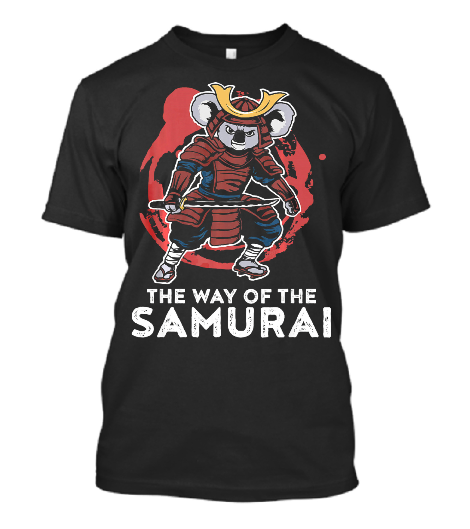 The Way Of The Samurai Funny Samurai Koala Warri T-Shirt
