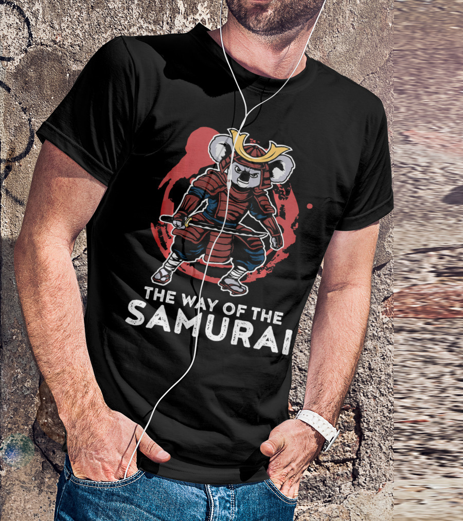 The Way Of The Samurai Funny Samurai Koala Warri T-Shirt