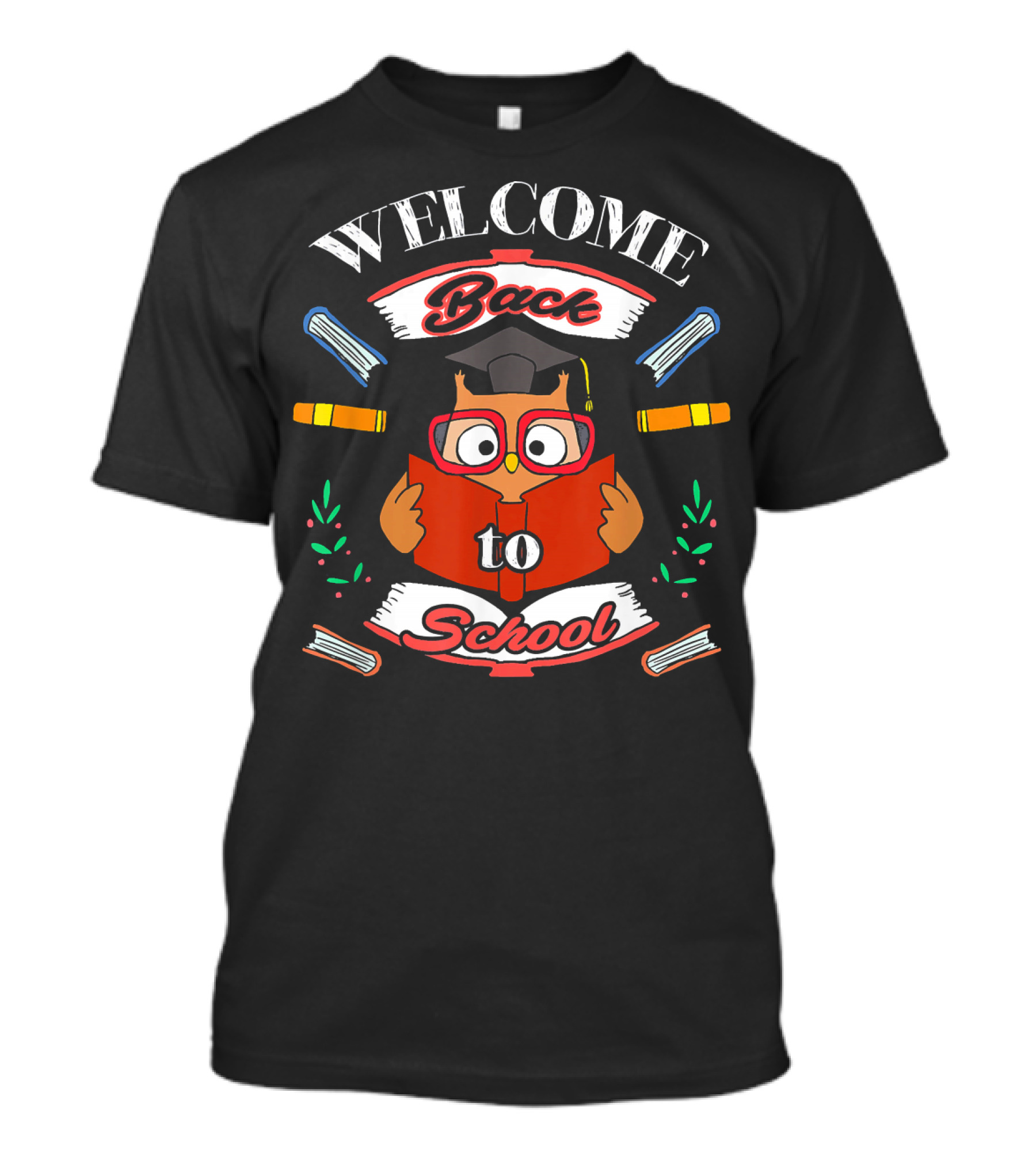 Welcome Back To School Owl Graduation Reading Adventure T-Shirt