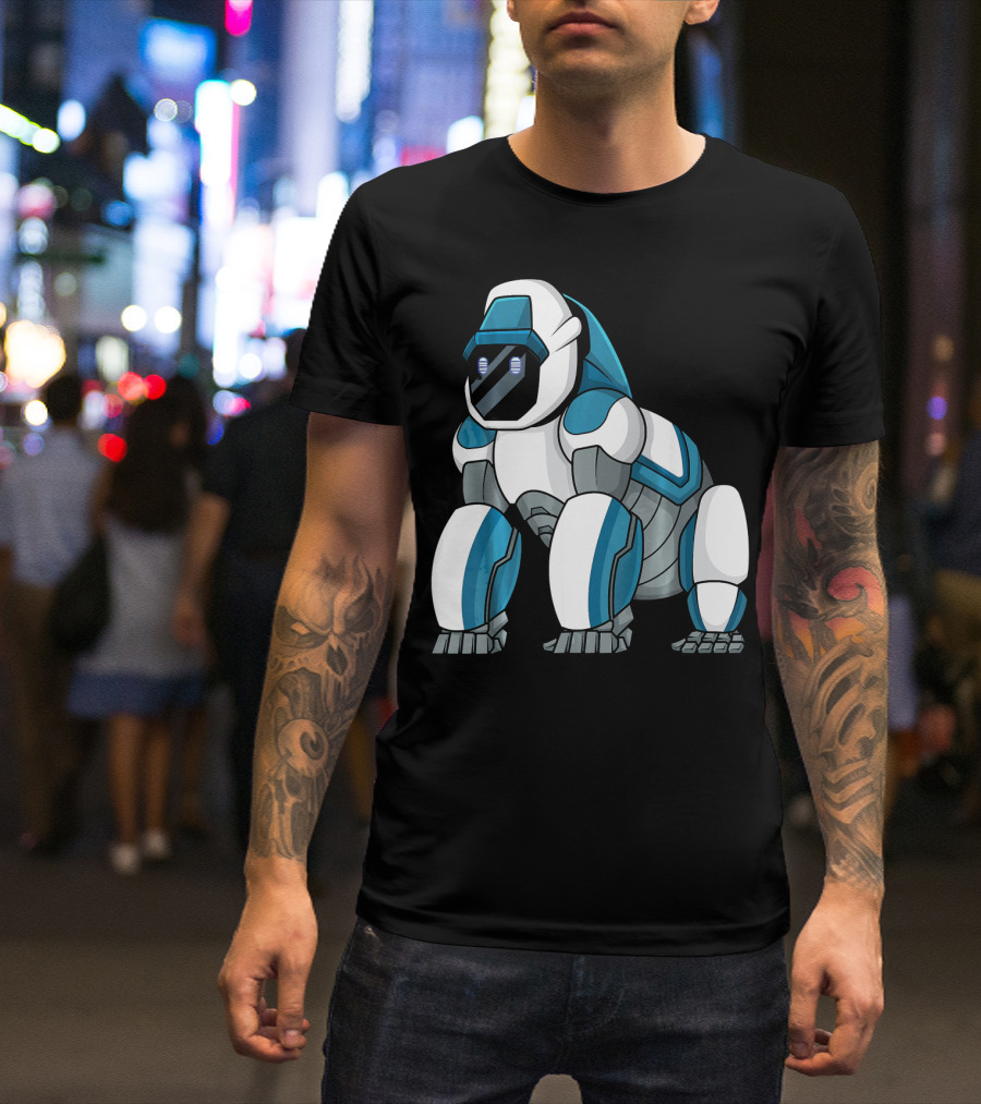 Robot Gorilla Mech Jungle Cool T-Shirt