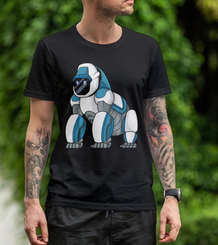 Robot Gorilla Mech Jungle Cool T-Shirt