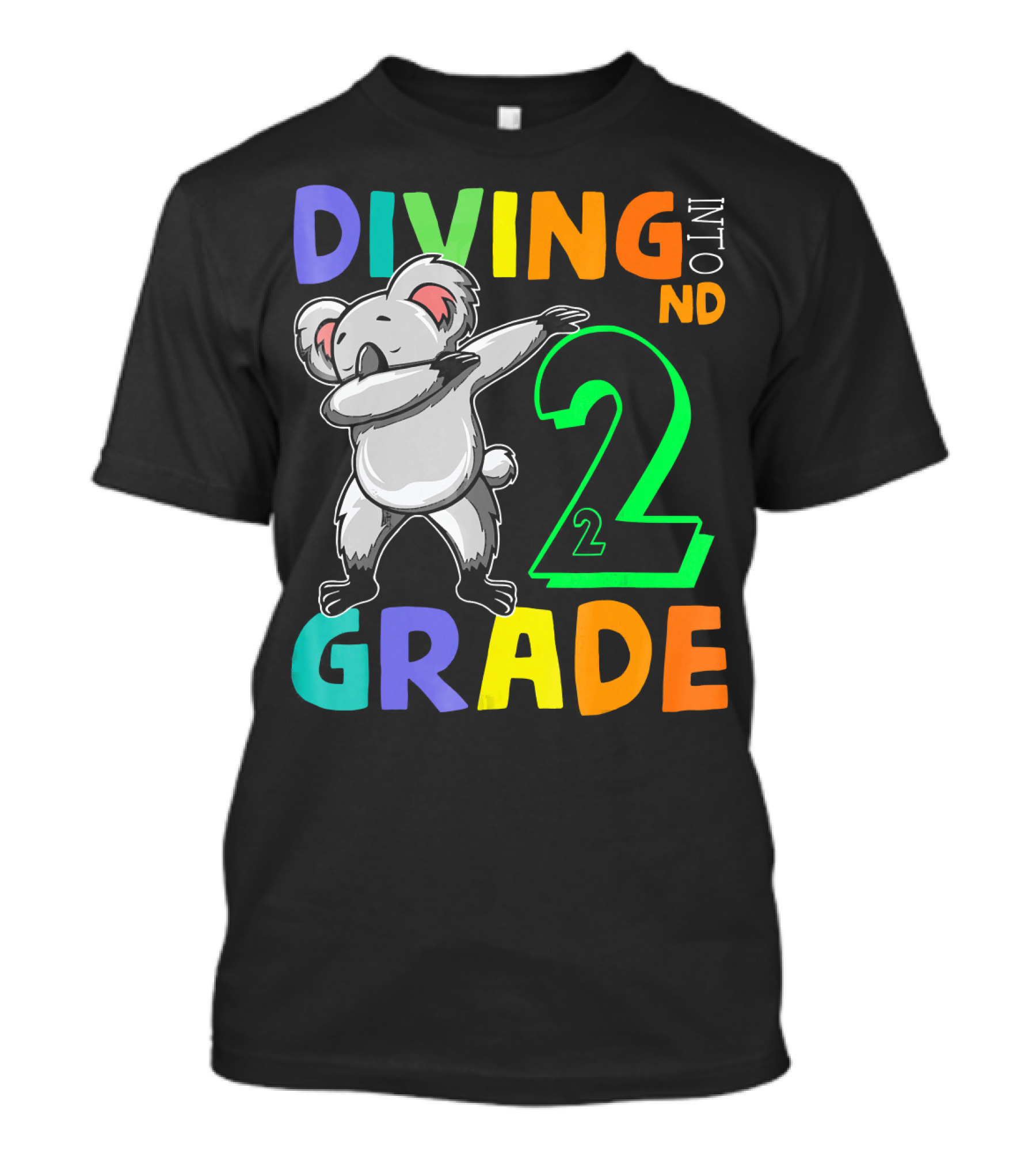 Diving Into 2nd Grade Koala Dabbing T-Shirt