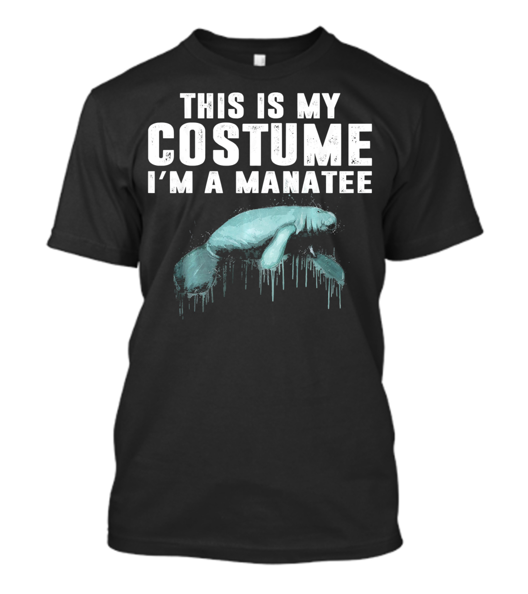 This Is My Costume I'm A Manatee Humor Halloween T-Shirt