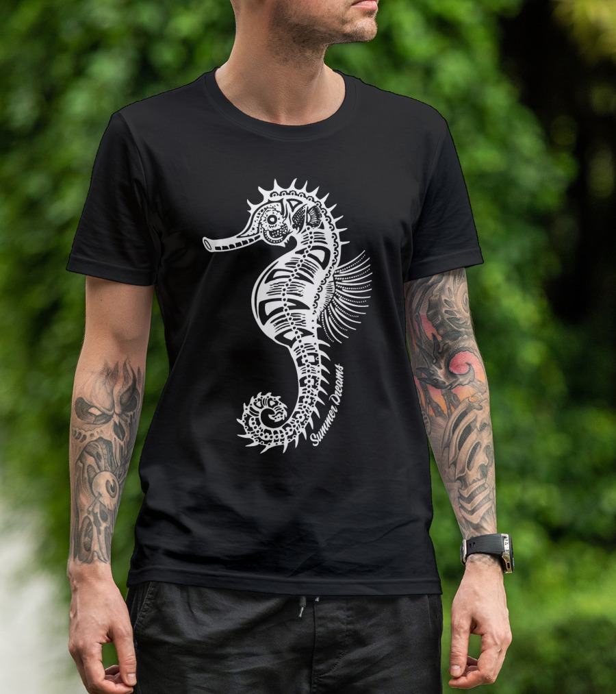 Summer Dreams Seahorse Cute Animal T-Shirt