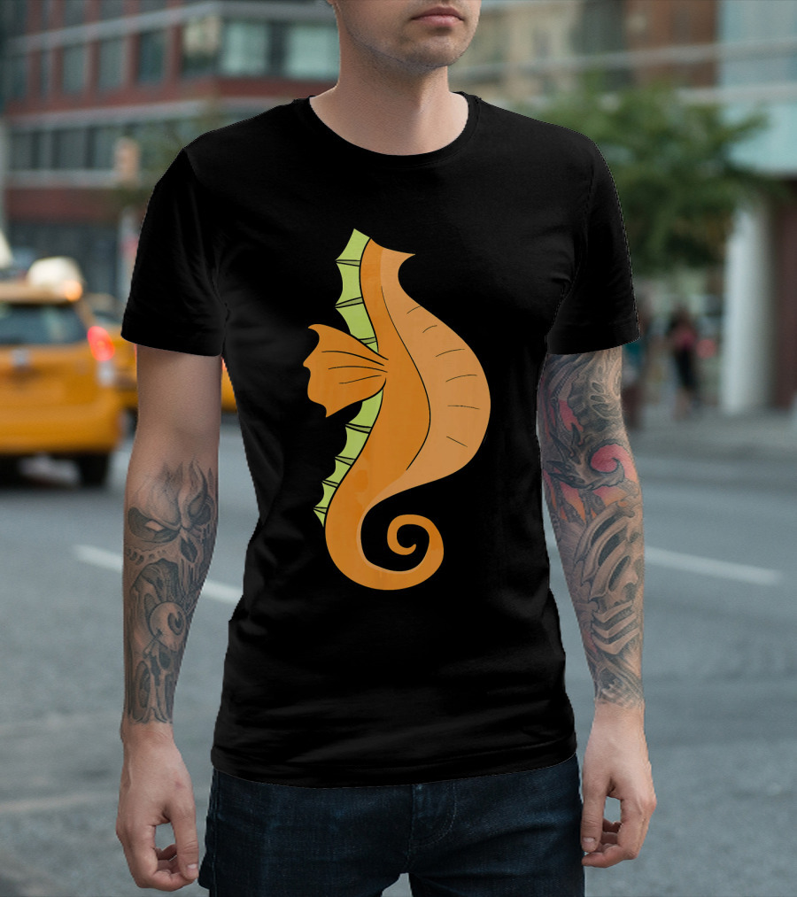 Seahorse Costume Easy Halloween Fun Body T-Shirt