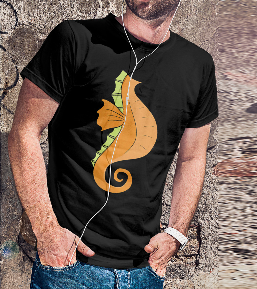 Seahorse Costume Easy Halloween Fun Body T-Shirt