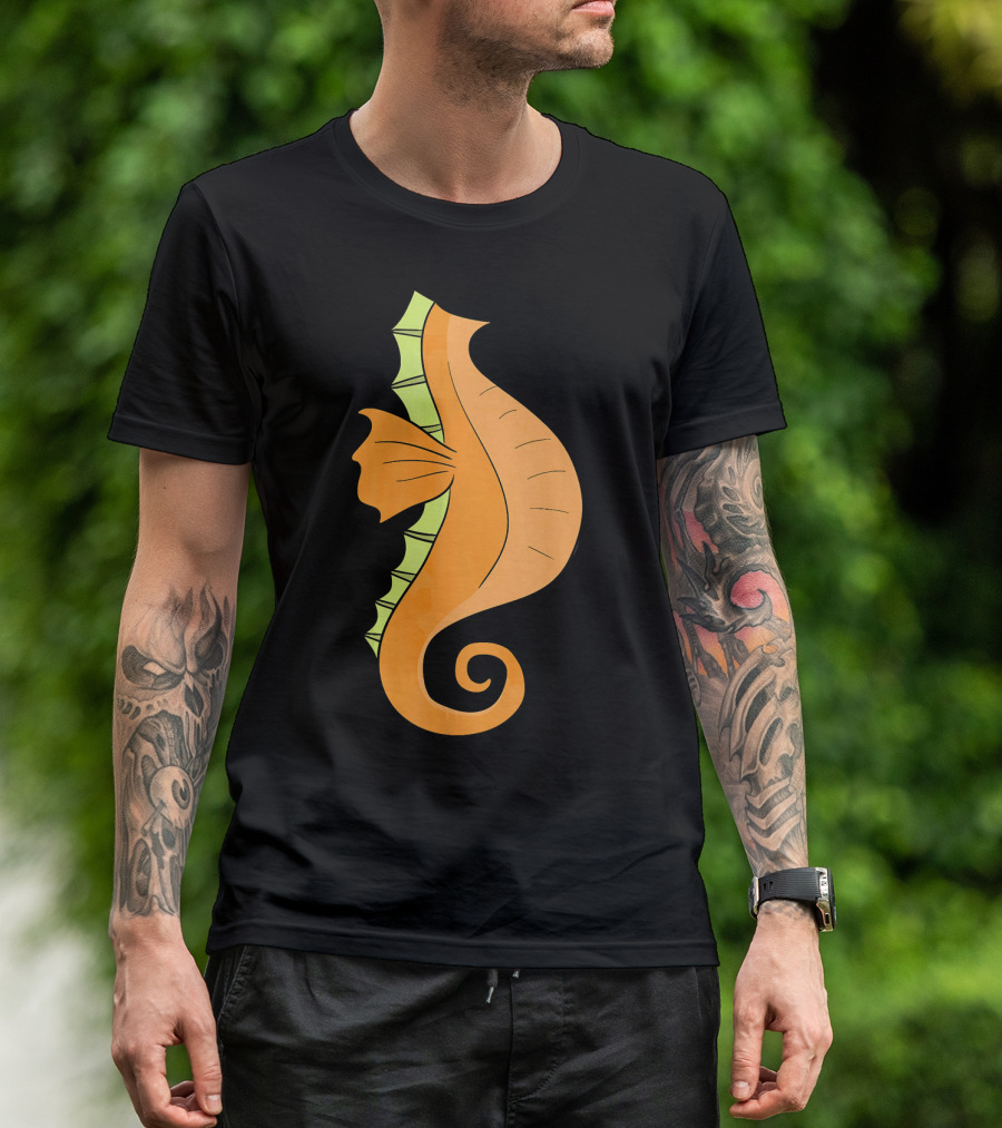 Seahorse Costume Easy Halloween Fun Body T-Shirt