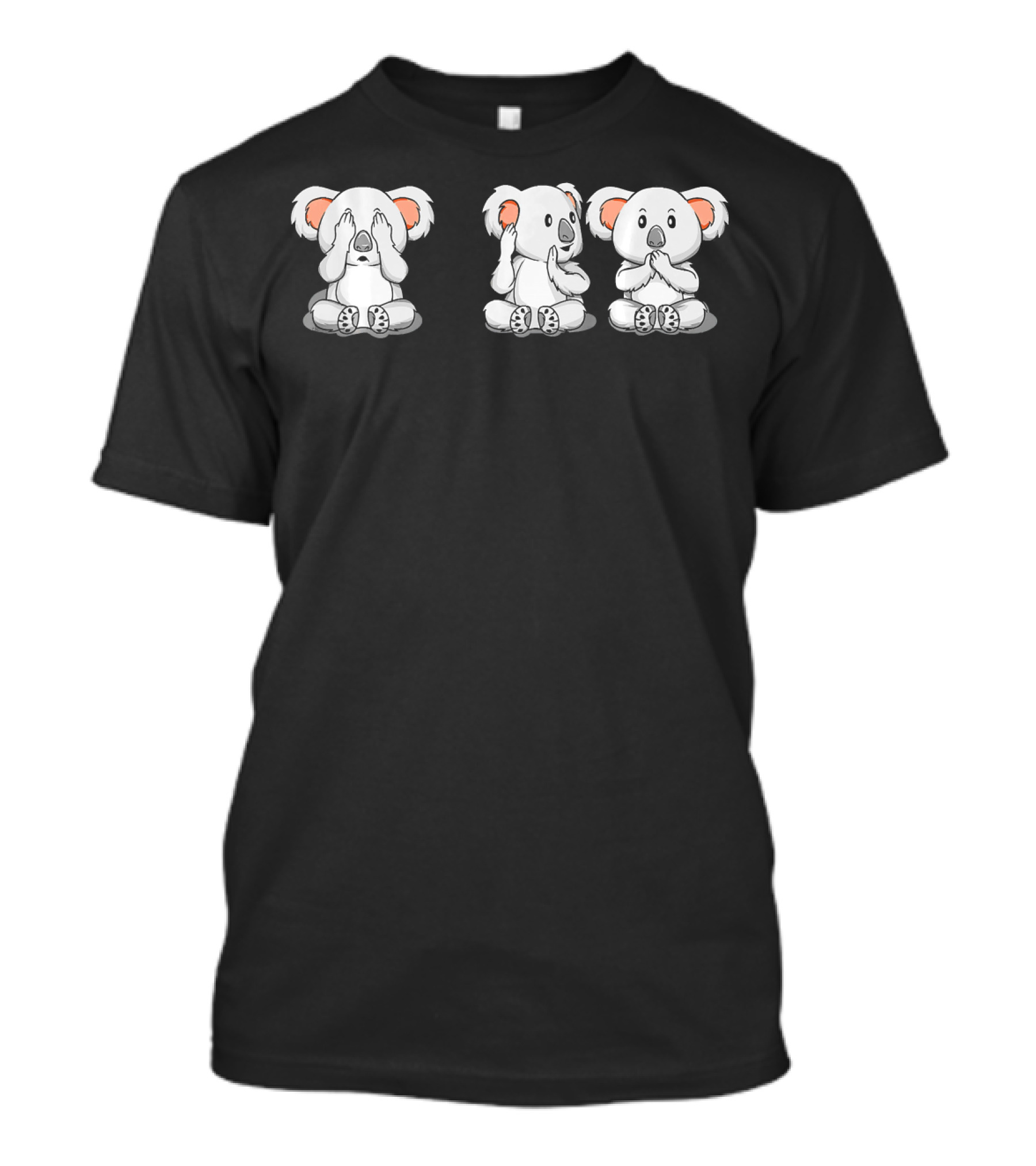 See No Evil Speak No Evil Hear No Evil Koala Trio T-Shirt