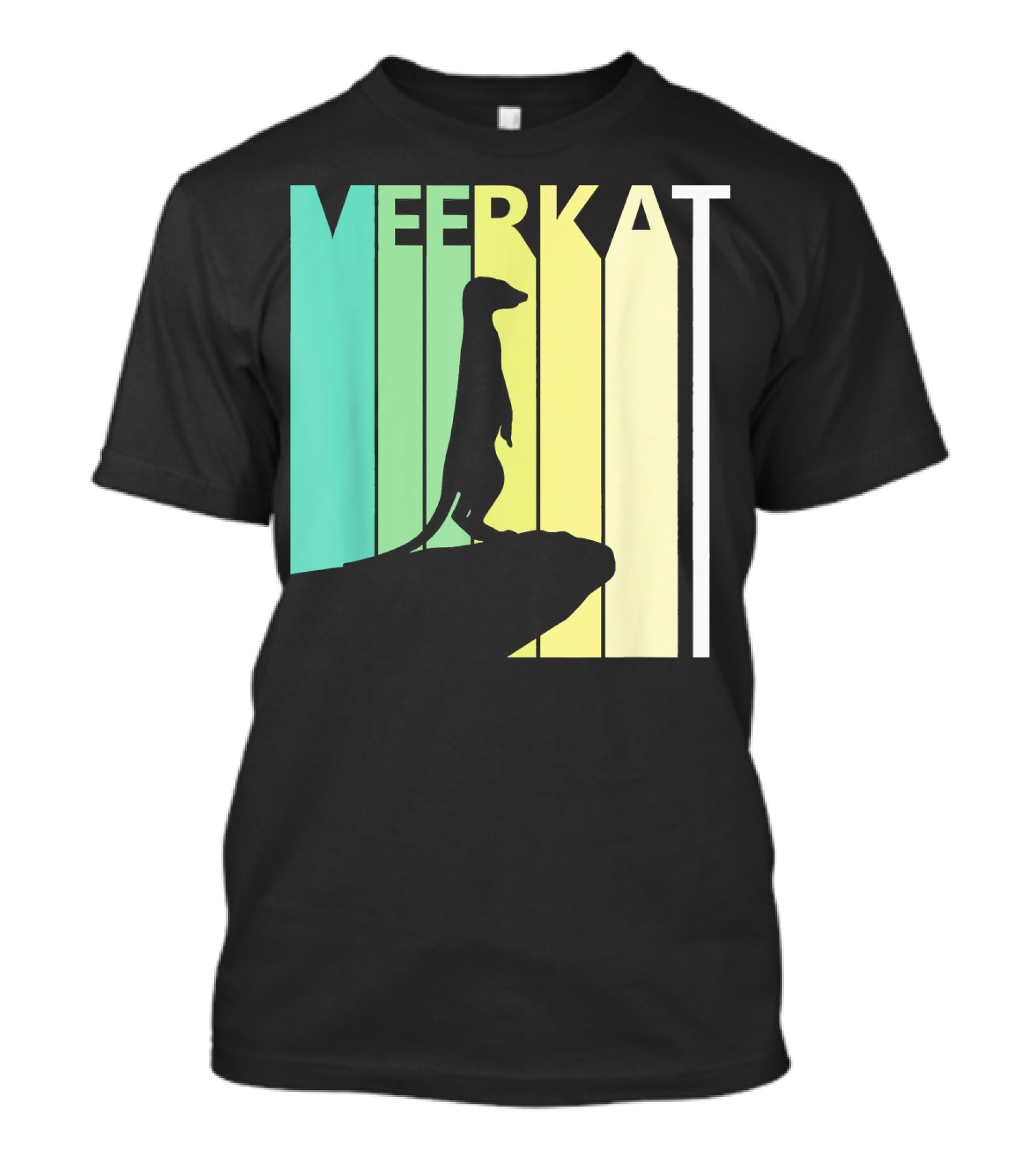 Meerkat Silhouette Wild Animal St Patricks T-Shirt