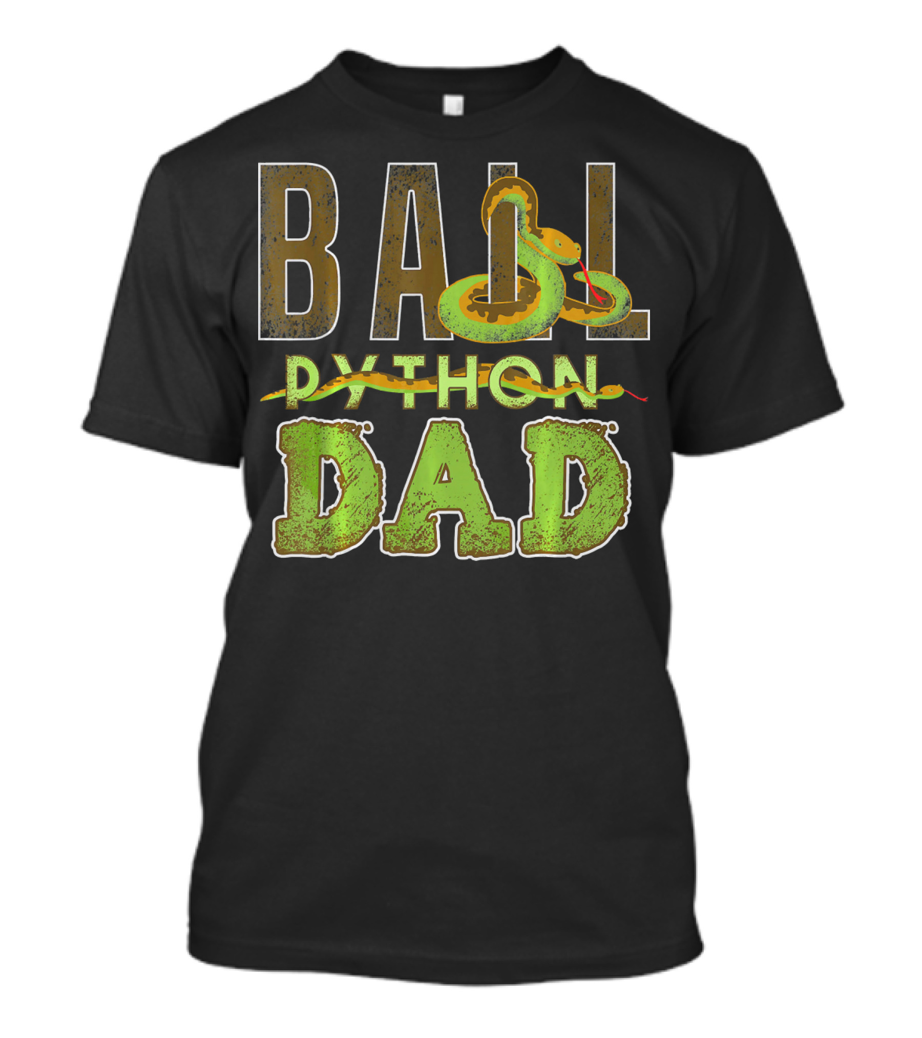 Ball Python Snake Dad T-Shirt