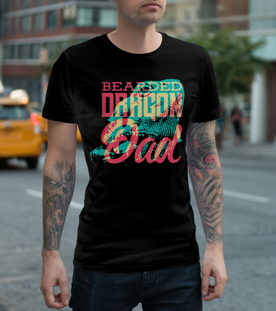 Bearded Dragon Dad Pogona T-Shirt
